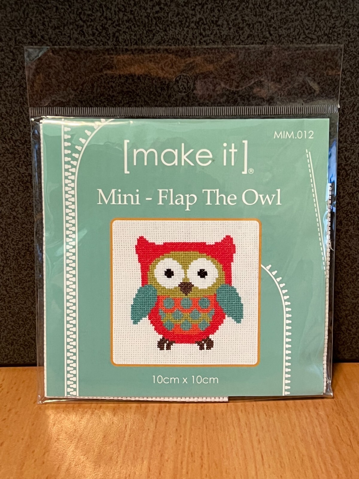 Owl Foil Art Craft Fun Kit & Cross Stitch Sewing Mini Kit with Supplies DIY bund