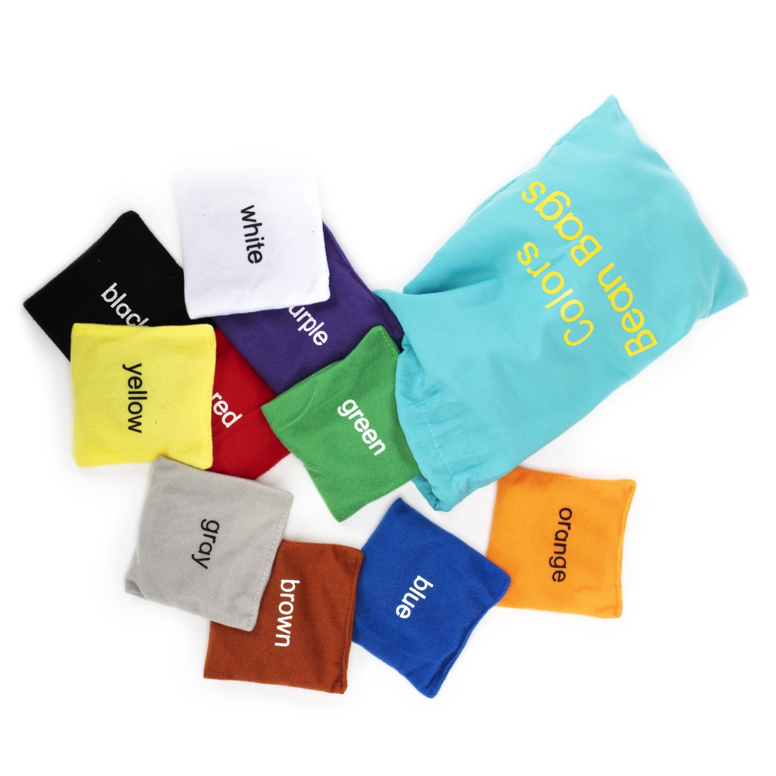 Educational Insights Colors Bean Bags, Set of 10, Preschool Toys, Ages 3 and up