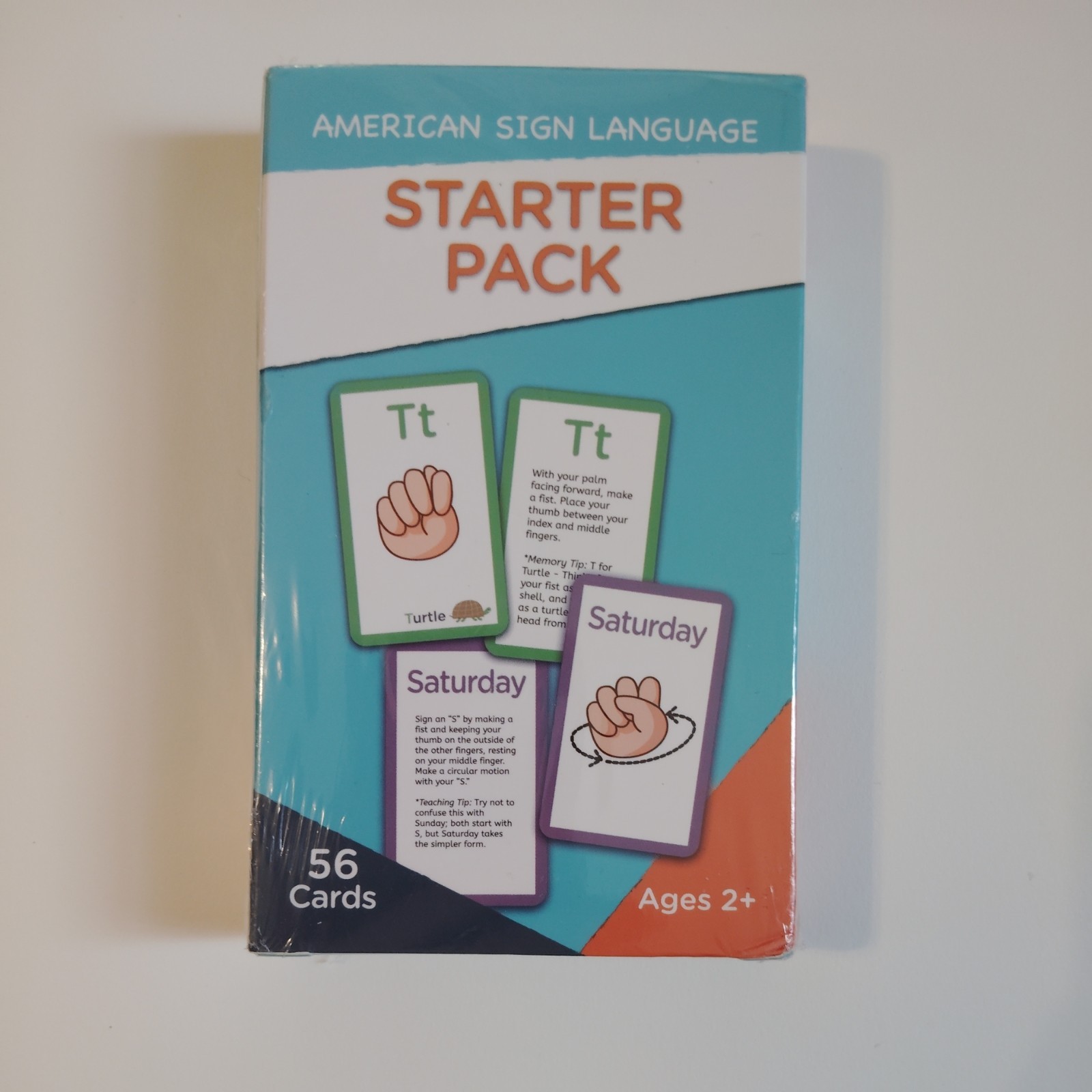 American Sign Language Flash Cards 56 ASL for Toddlers by Hubble Bubble Kids New