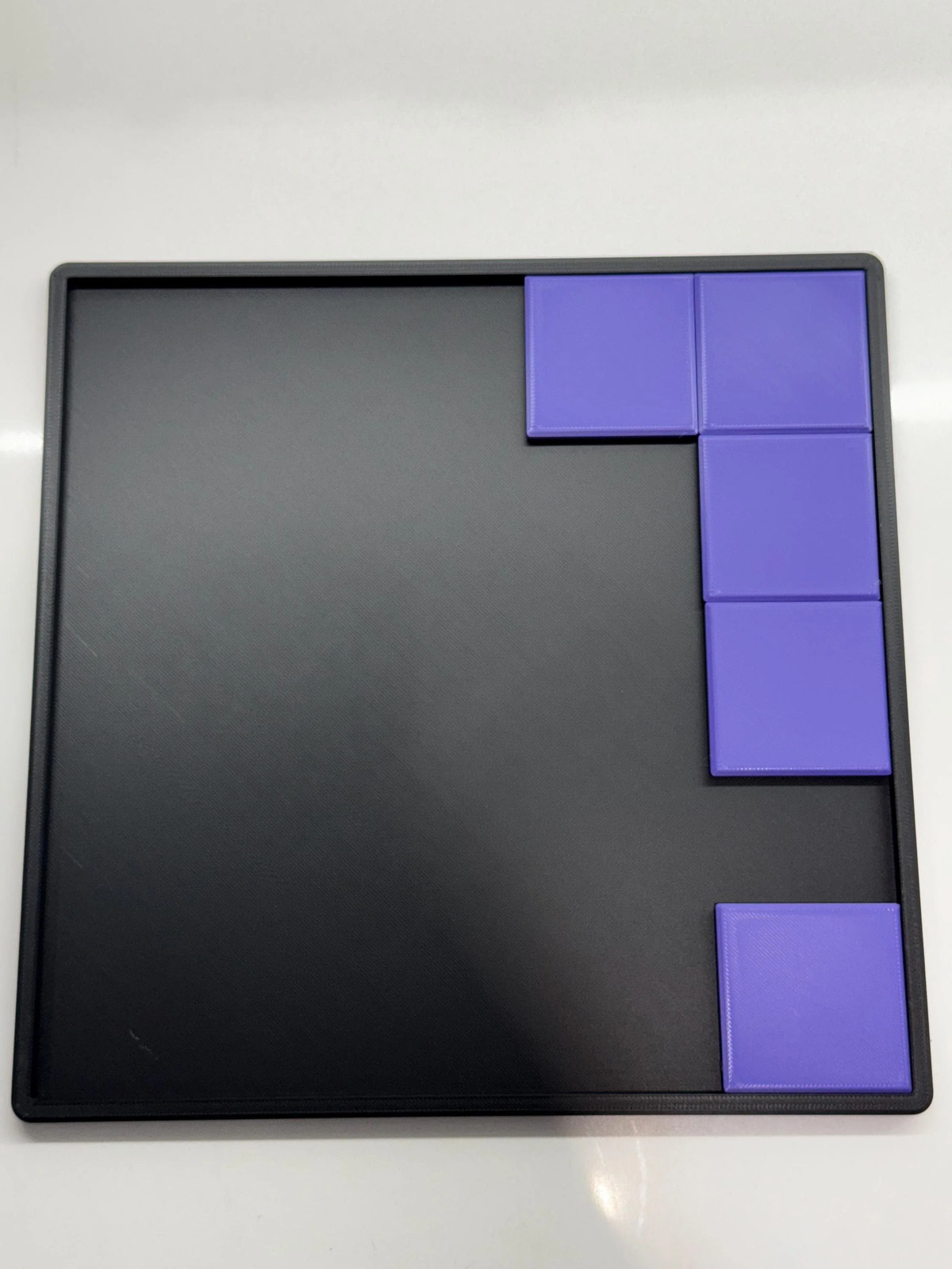 17 Squares Puzzle – Fit 17 Squares into Square Base Challenge – Size 23×23 cm