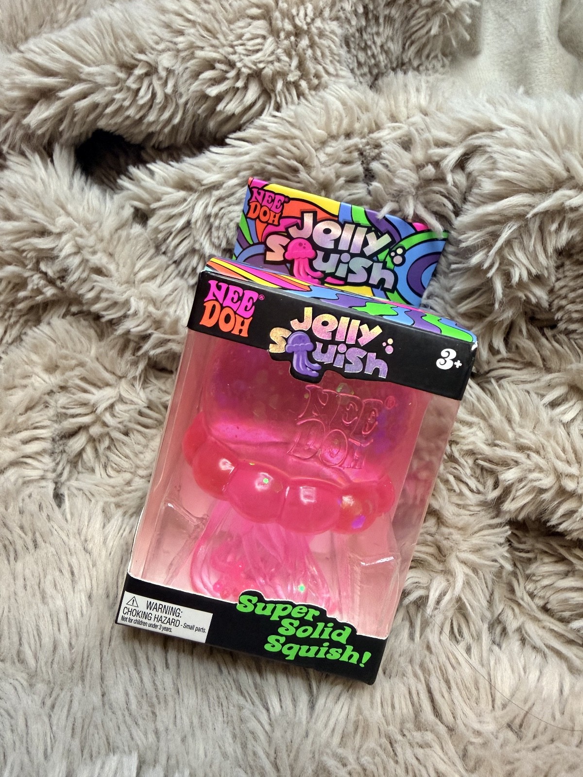 Schylling NeeDoh Jelly Squish Select Color Pink NEW AUTHENTIC