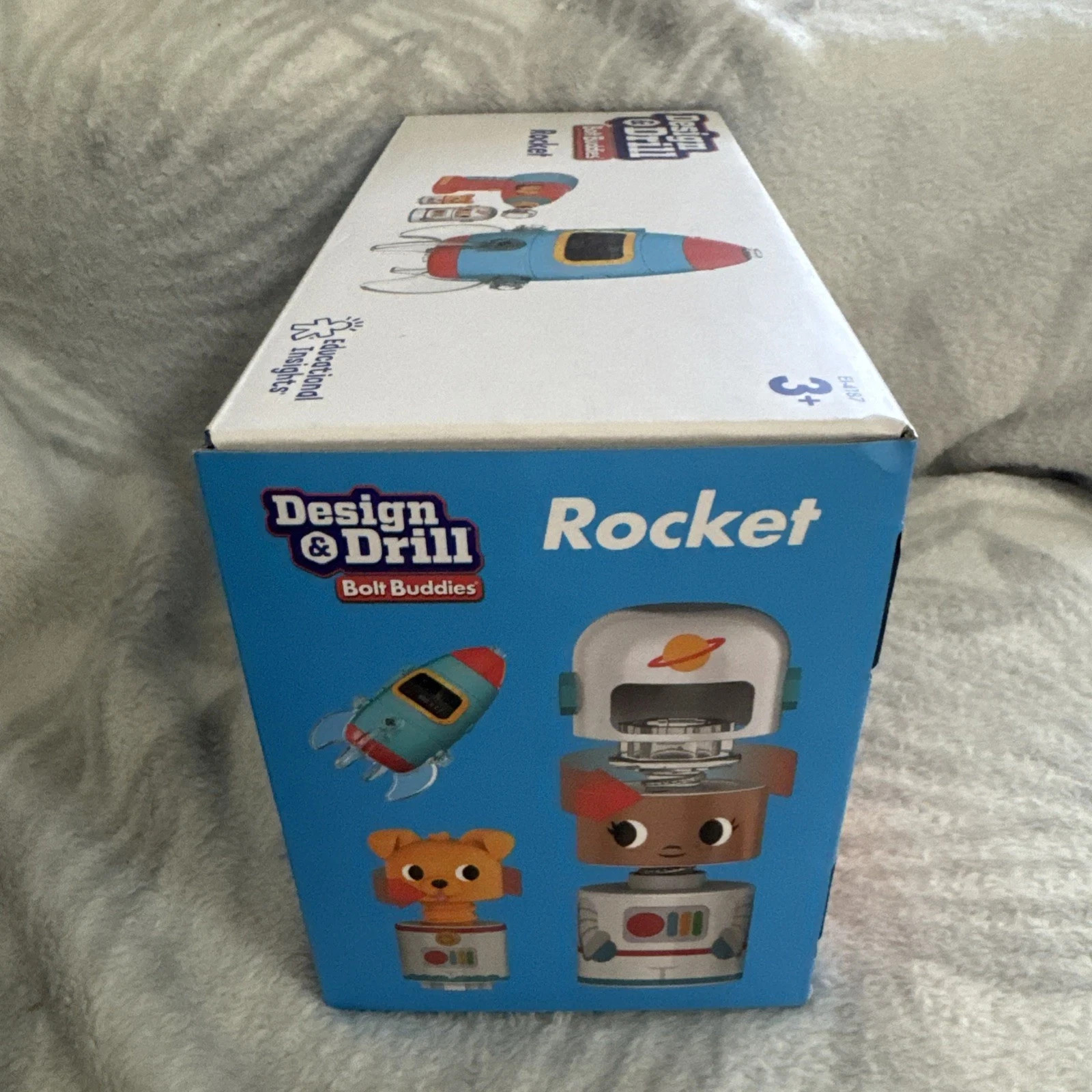 Educational Insights Design & Drill Bolt Buddies Rocket Take Apart Toy new