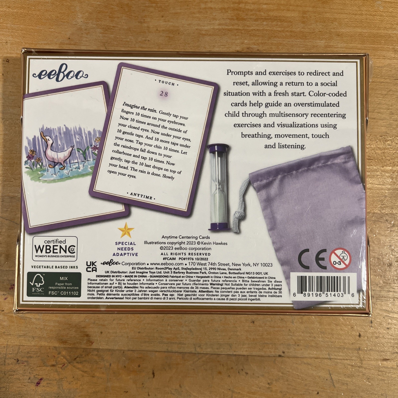 eeBoo Child Centering Cards Anytime Behavior Educational