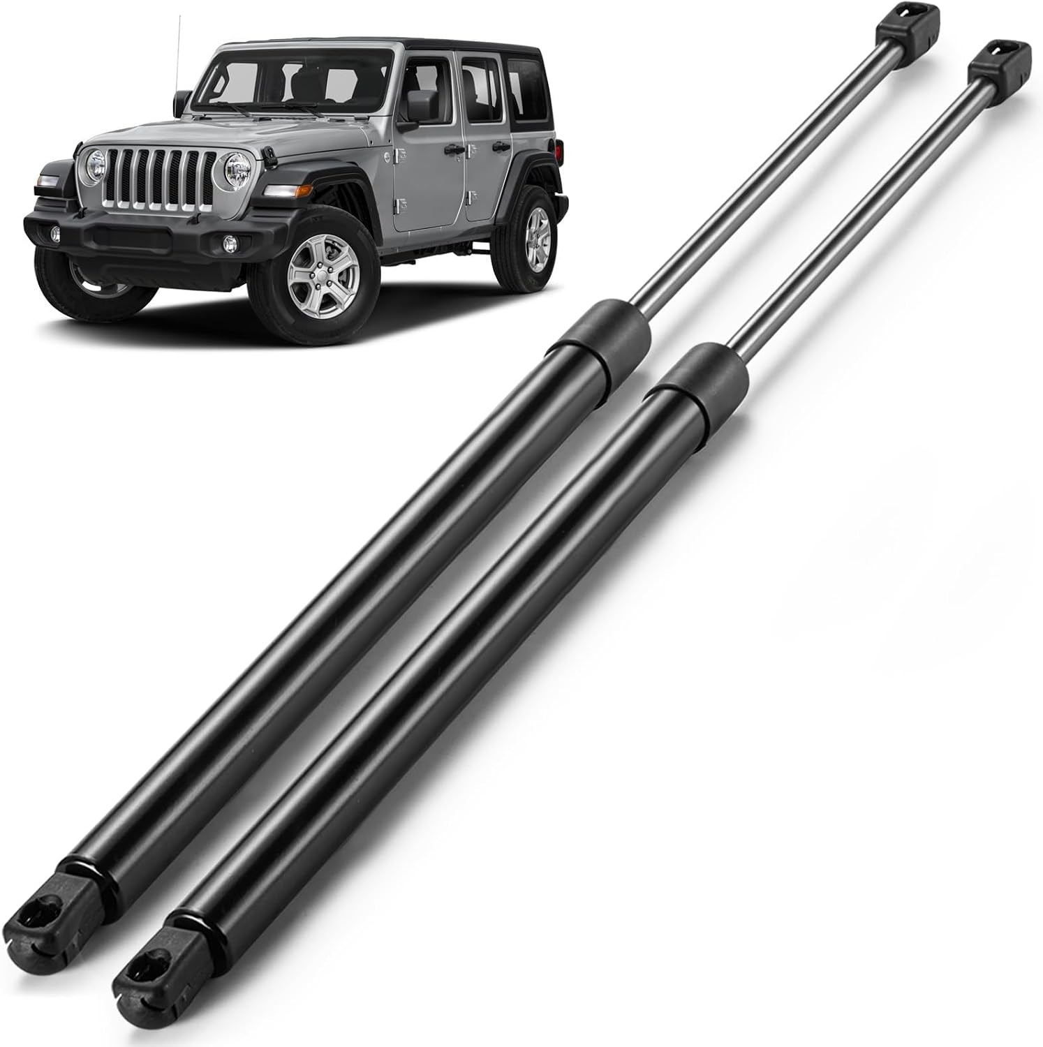 Rear Window Struts for Jeep Wrangler 2018-2025 2Pcs