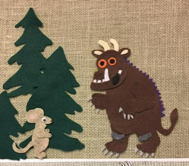 The Gruffalo Sample Set for Felt or Flannel Board Play