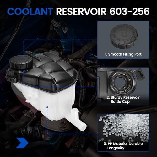 Engine Coolant Reservoir Tank 603-256 Compatible with Mercedes-Benz GL320 GL350