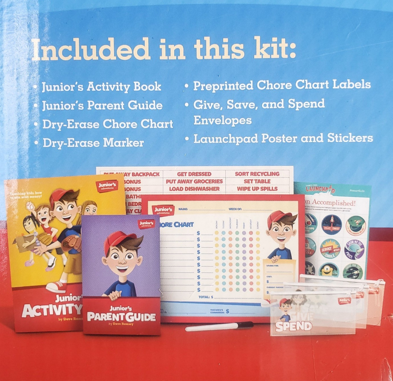 Educational Kids Games Lot Financial Peace Jr Mental Blox STEM Learning Lot of 2