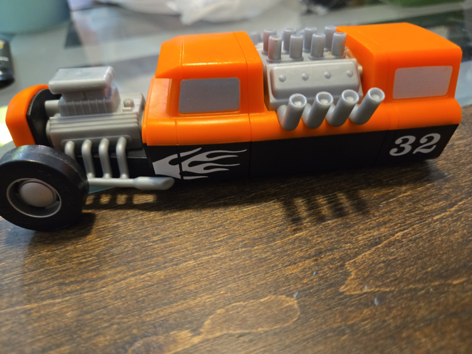 Popular Playthings Magnetic Mix or Match Vehicle. Dragster