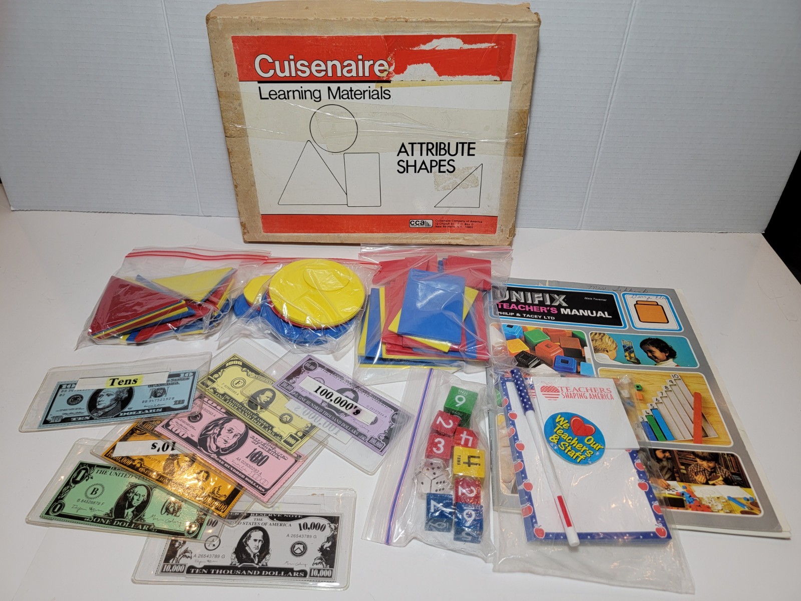 Cuisenaire Learning Materials Attribute Shapes Math Homeschool Learning Material
