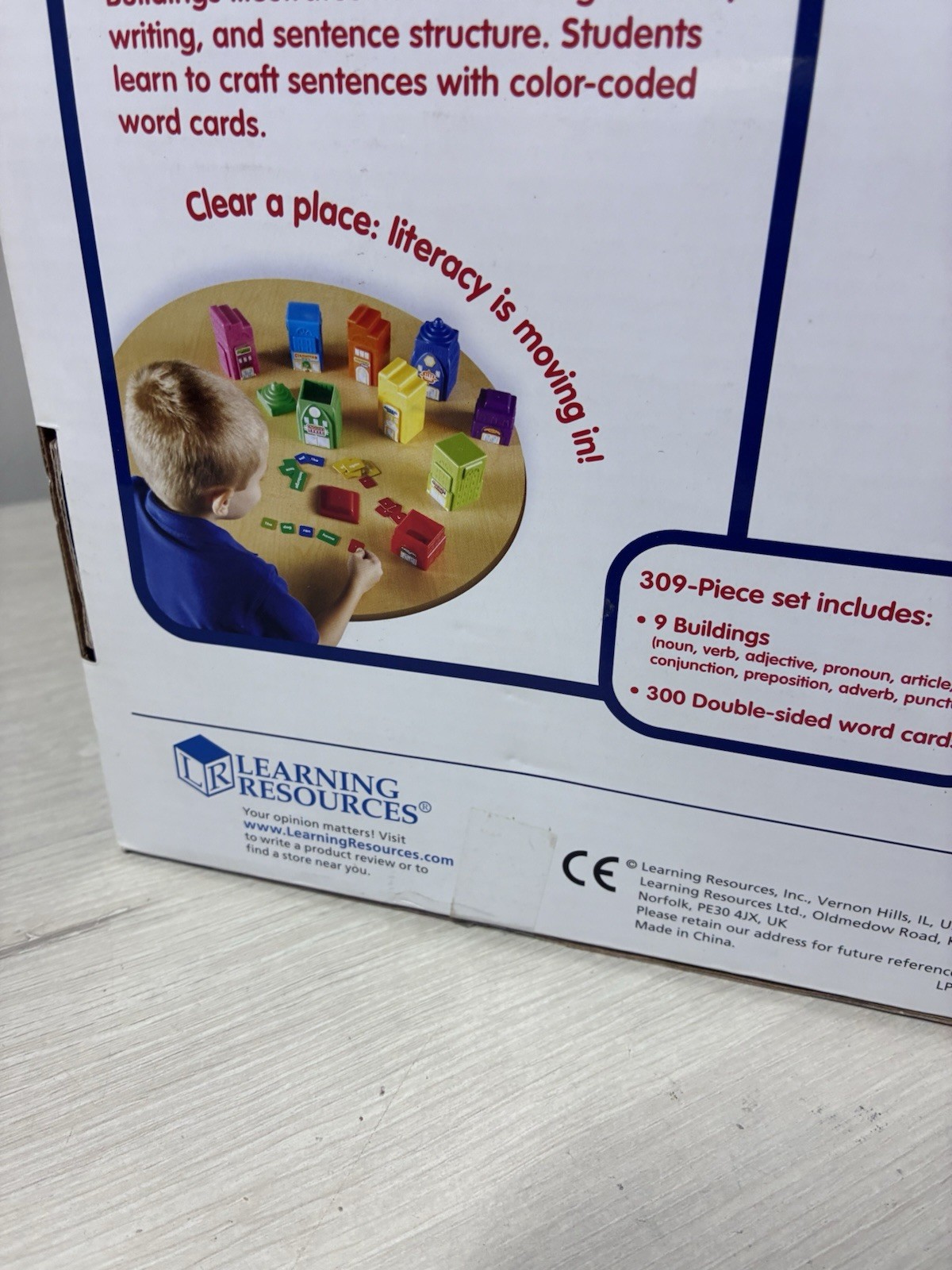 Learning Resources Sentence Buildings Parts Of Speech Activity Set Homeschool