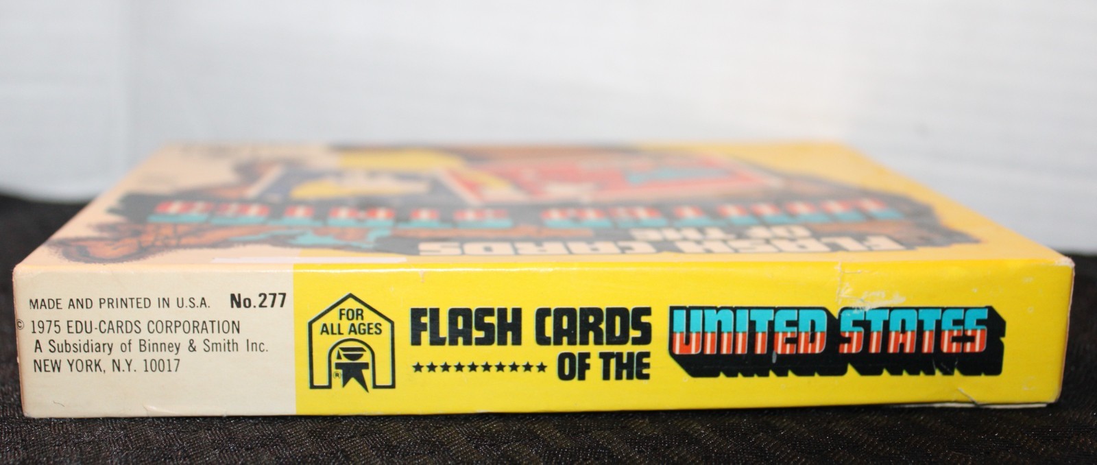 Vintage 1975 Edu-Cards® Educational FLASH CARDS OF THE UNITED STATES Box Set