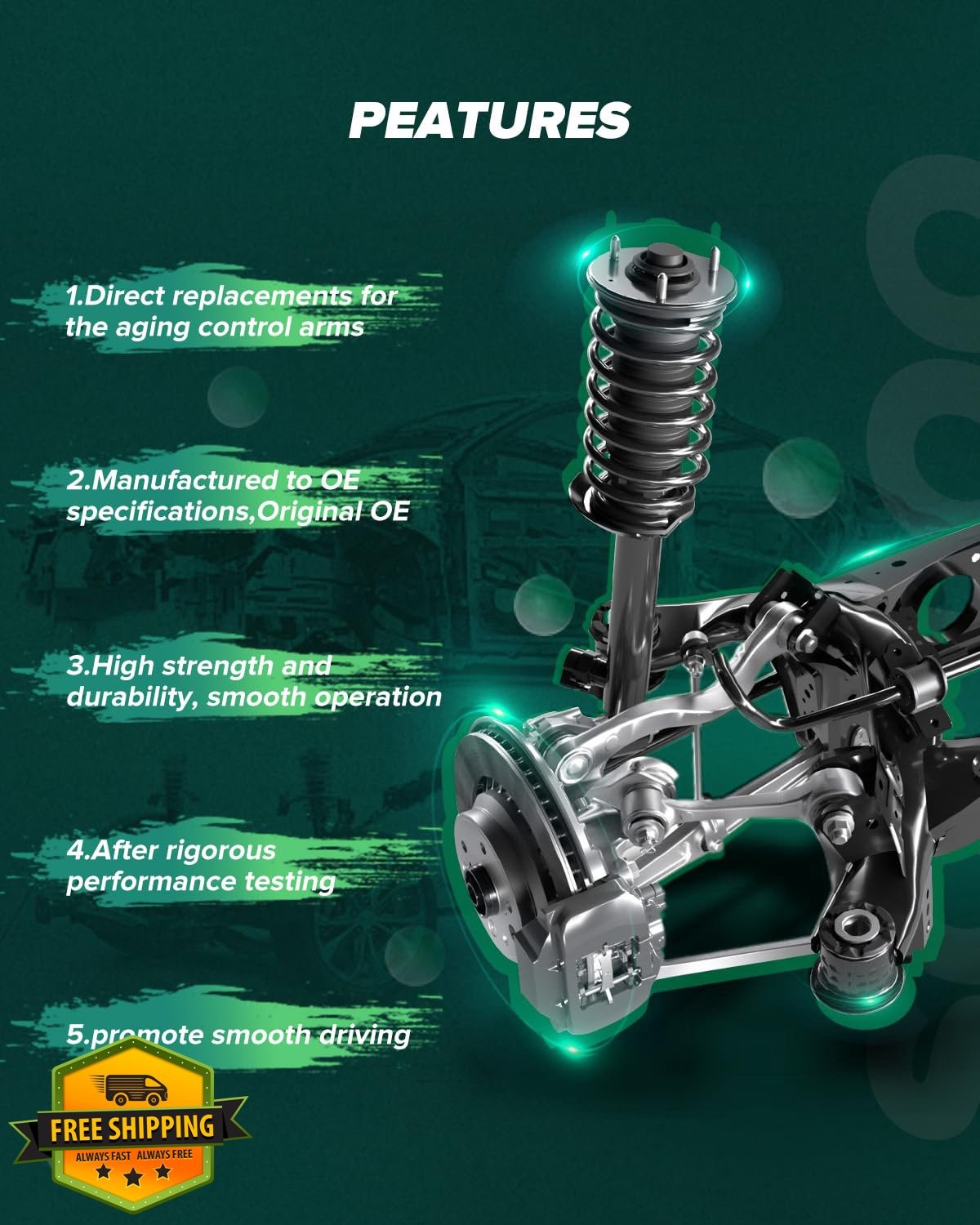 SCITOO 8pc Jeep Grand Cherokee Suspension Kit
