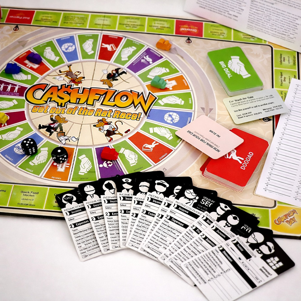 Rich Dad Board Game Cashflow 101 & 202 by Robert Kiyosaki Finance Investment