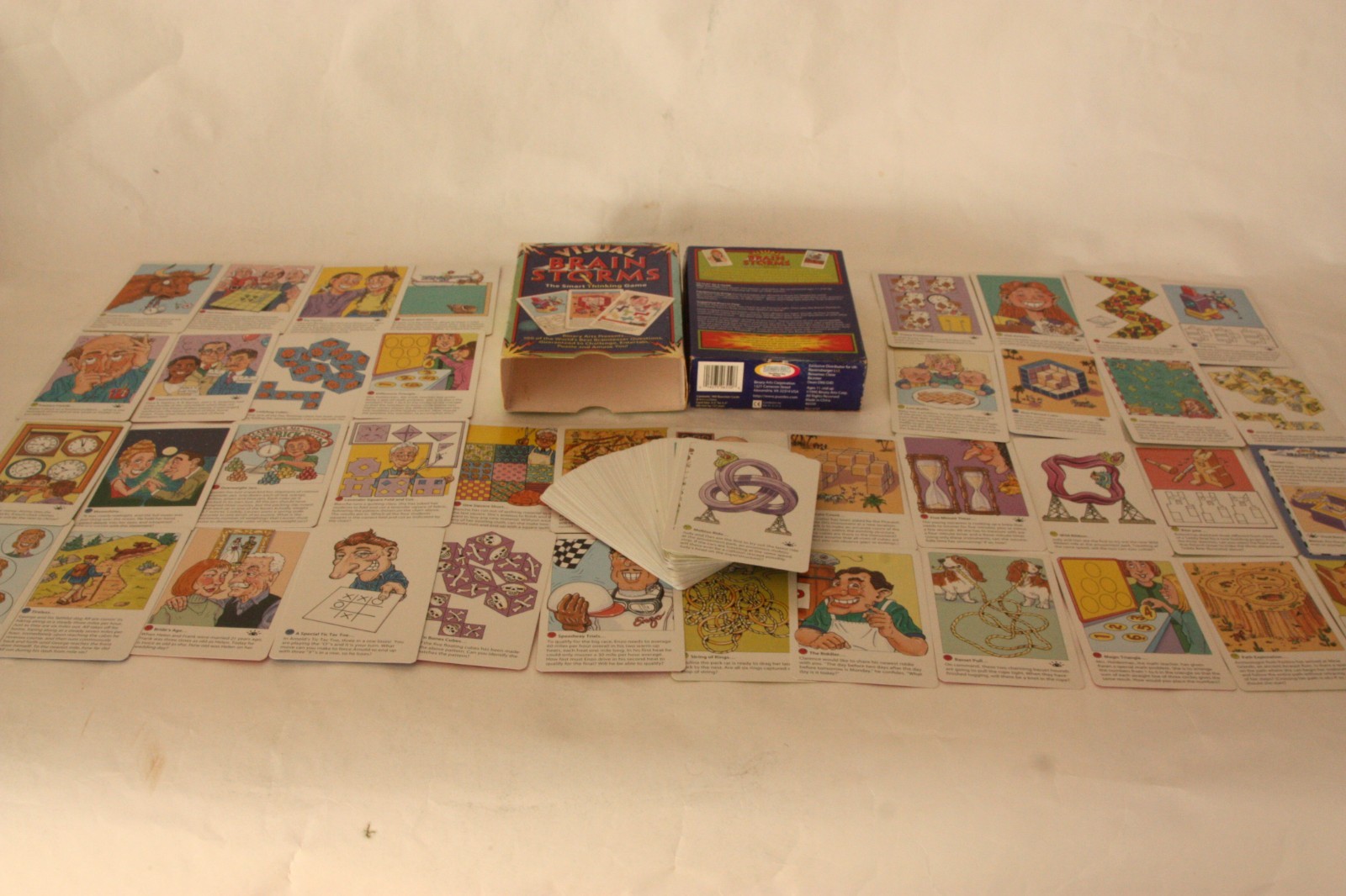 Visual Brain Storms – The Smart Thinking Game – Brainteaser Card Game