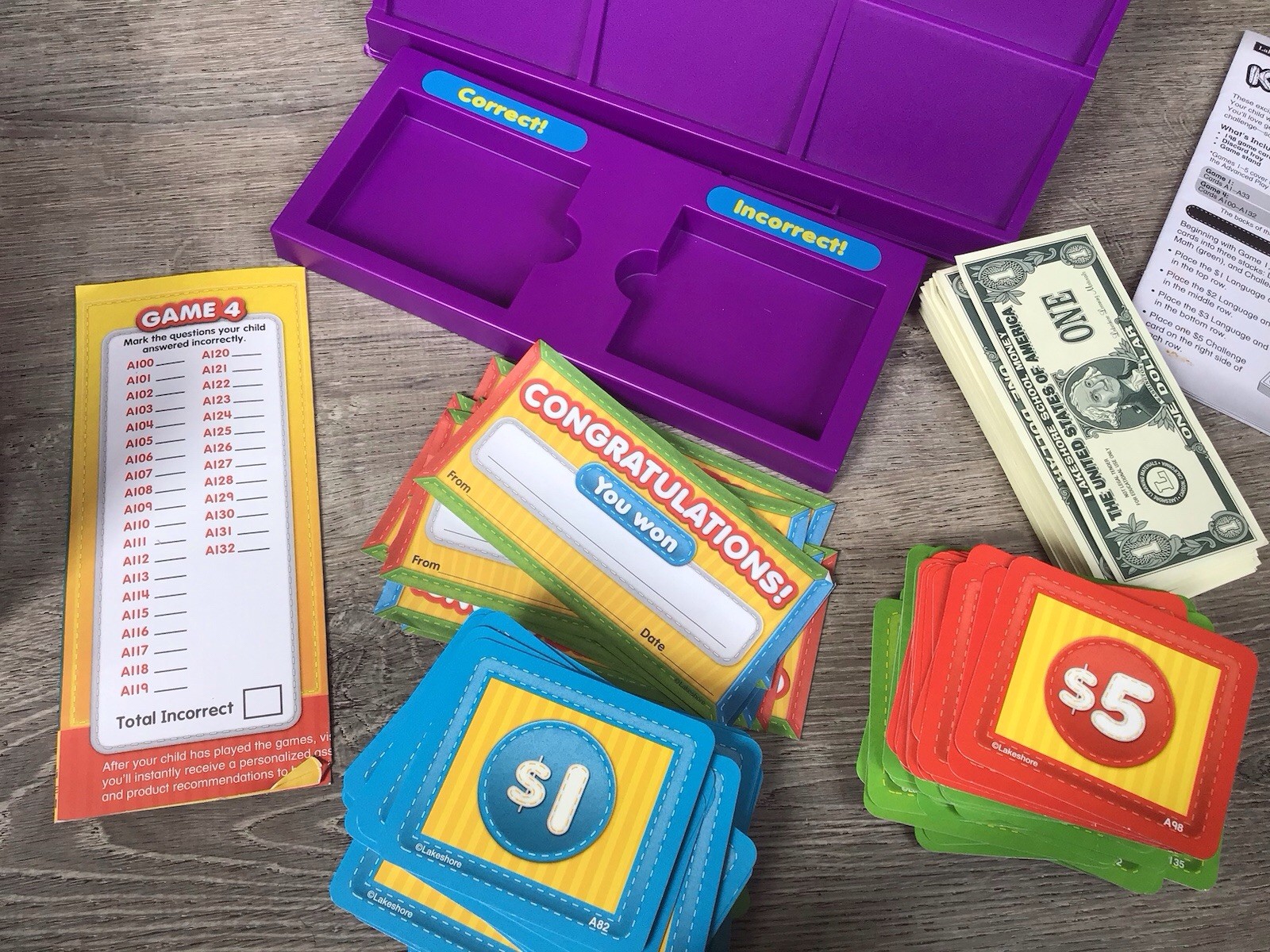 Lakeshore ARE YOU READY FOR KINDERGARTEN? Game Show Learning Toy #AA880
