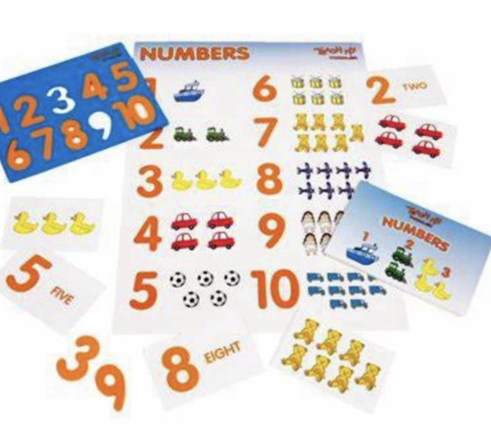 Teach My Toddler Learning Kit 68 Pieces Alphabet Numbers Shapes Colors