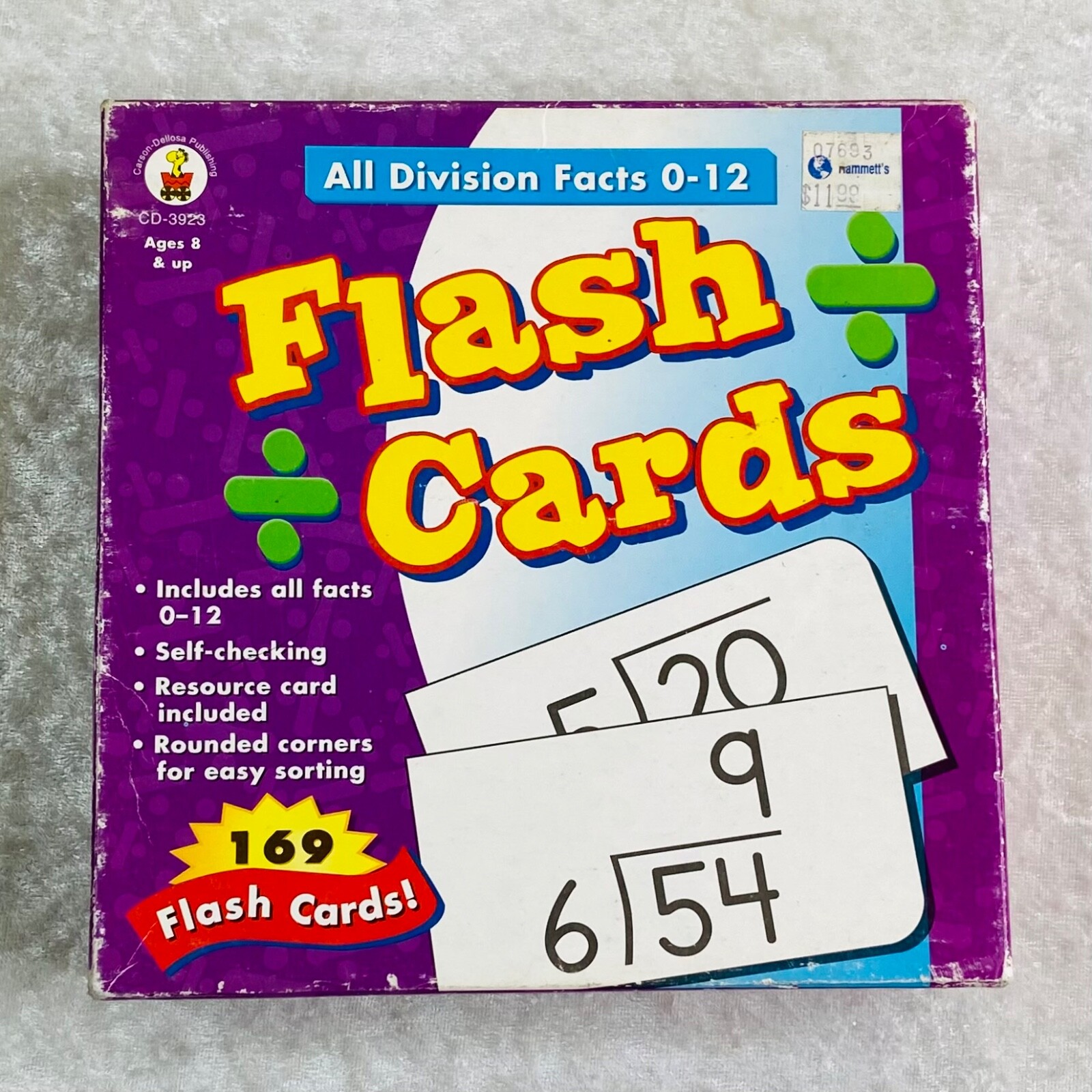 (3) Bundle Division Addition Subtraction Kids Learning 257 Total Flash Cards