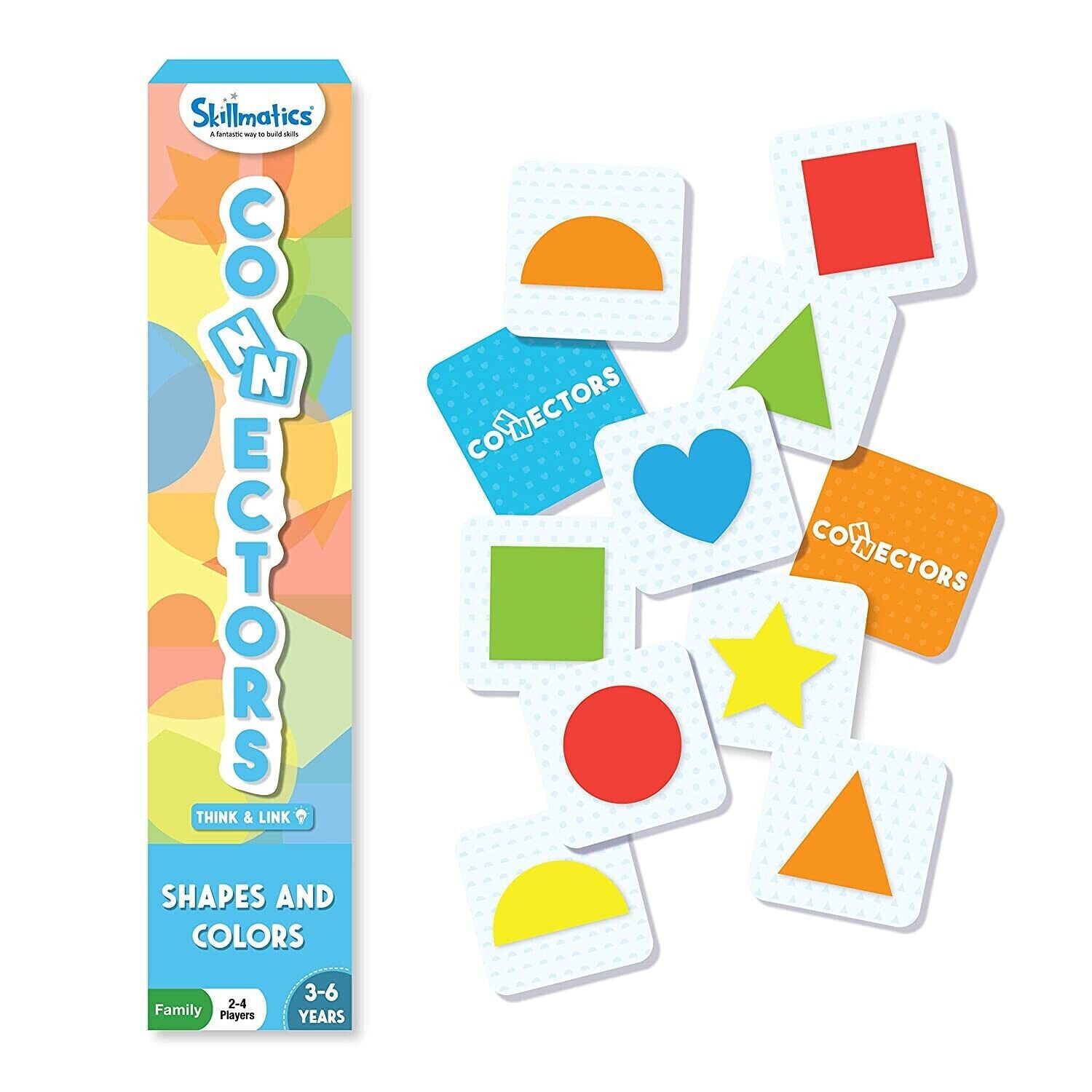 Skillmatics Educational Game : Connectors Shapes & Colors | Gifts for Ages 3-6