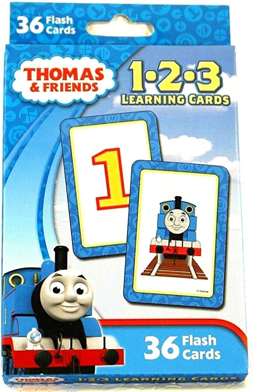 Thomas Tank Engine & Friends Math Numbers 123 Flash Cards Pre-K NEW!