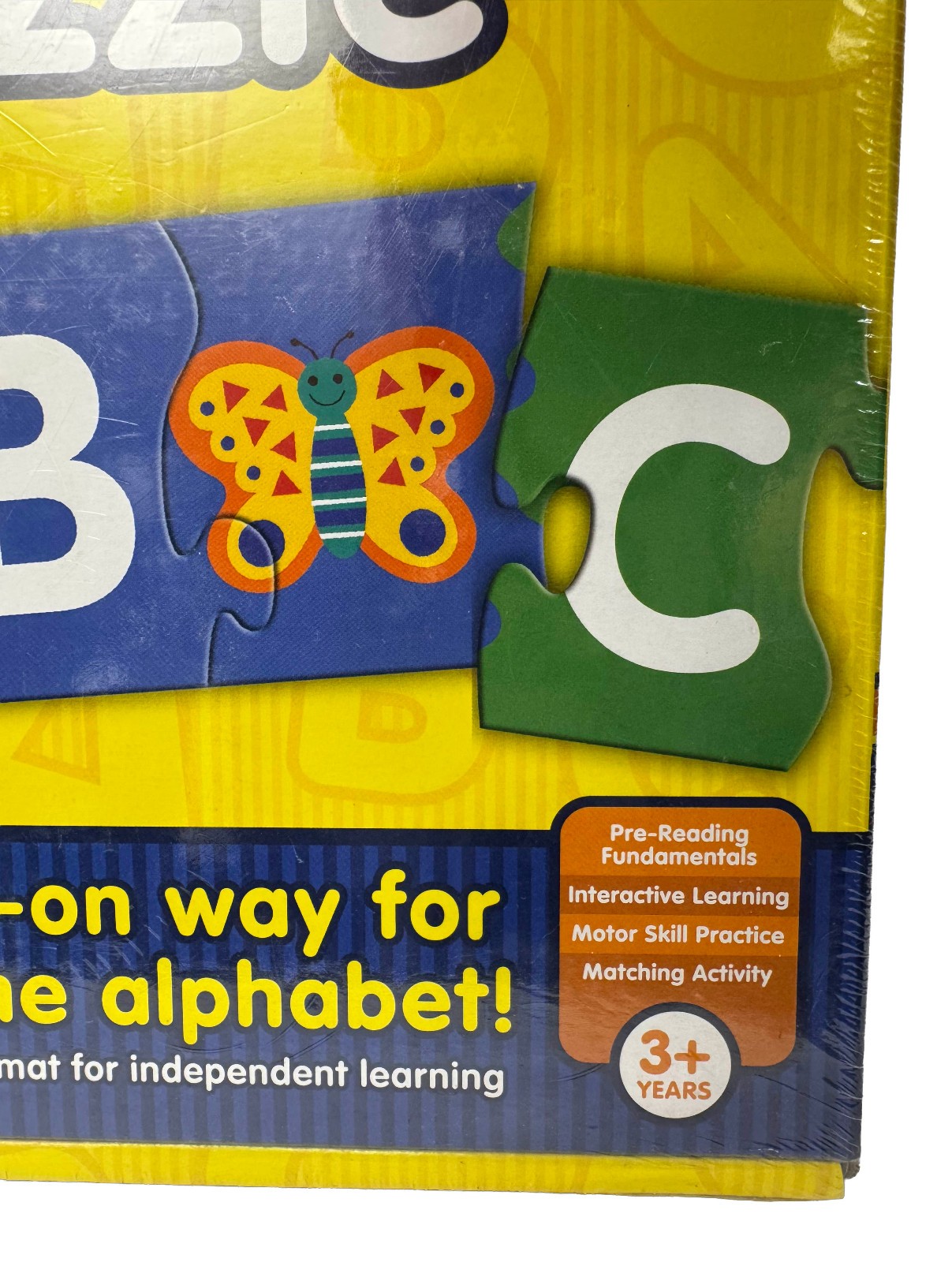 Active Minds Giant Alphabet Floor Puzzle – 52 Extra-Large Pieces | [SEALED]