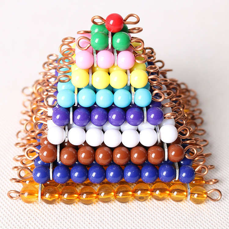 Children’s Mathematics Teaching Toy Cube Tower Early Childhood Education Puzzle