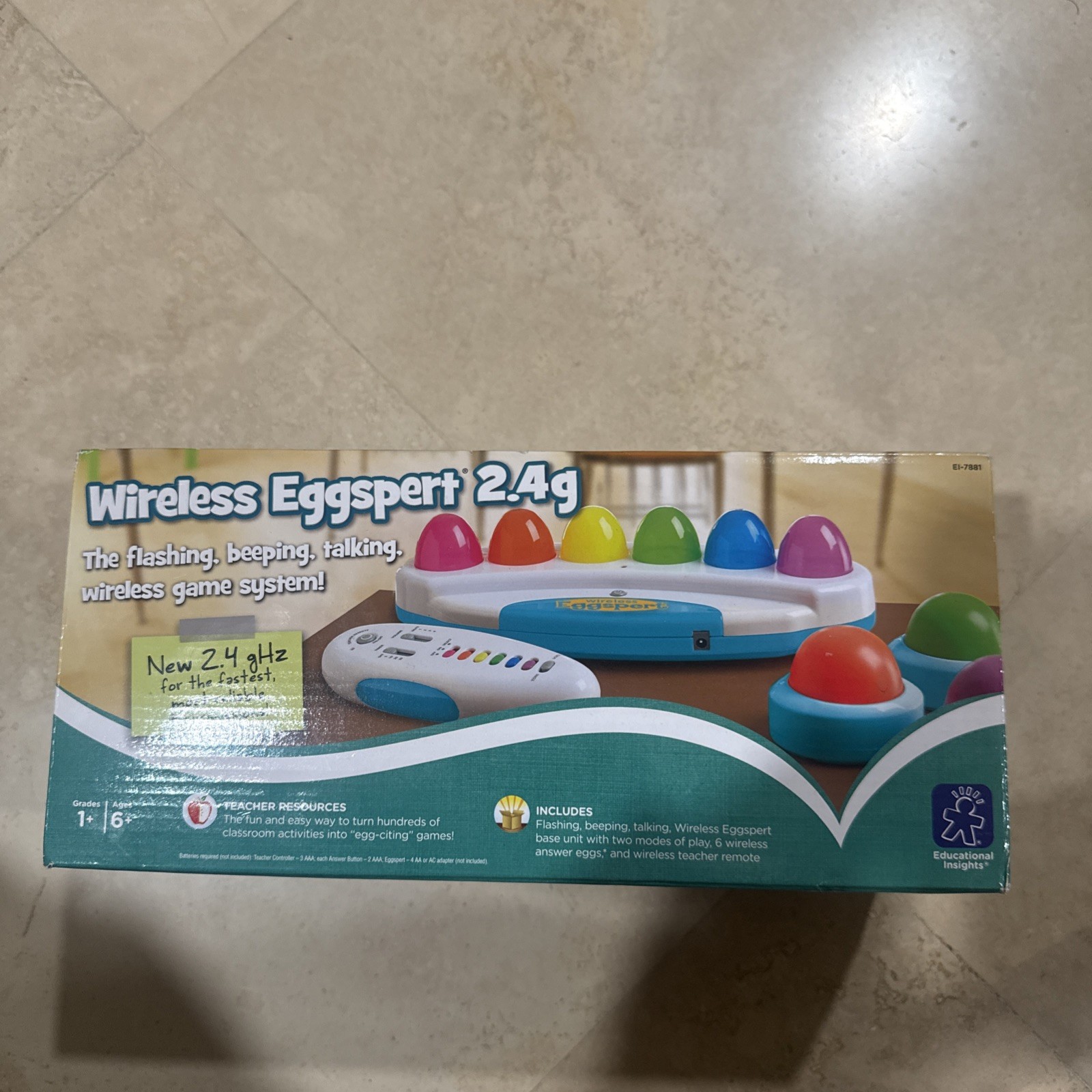 Educational Insights Wireless Eggspert 2.4g Classroom Games Quiz Buzzer Teachers