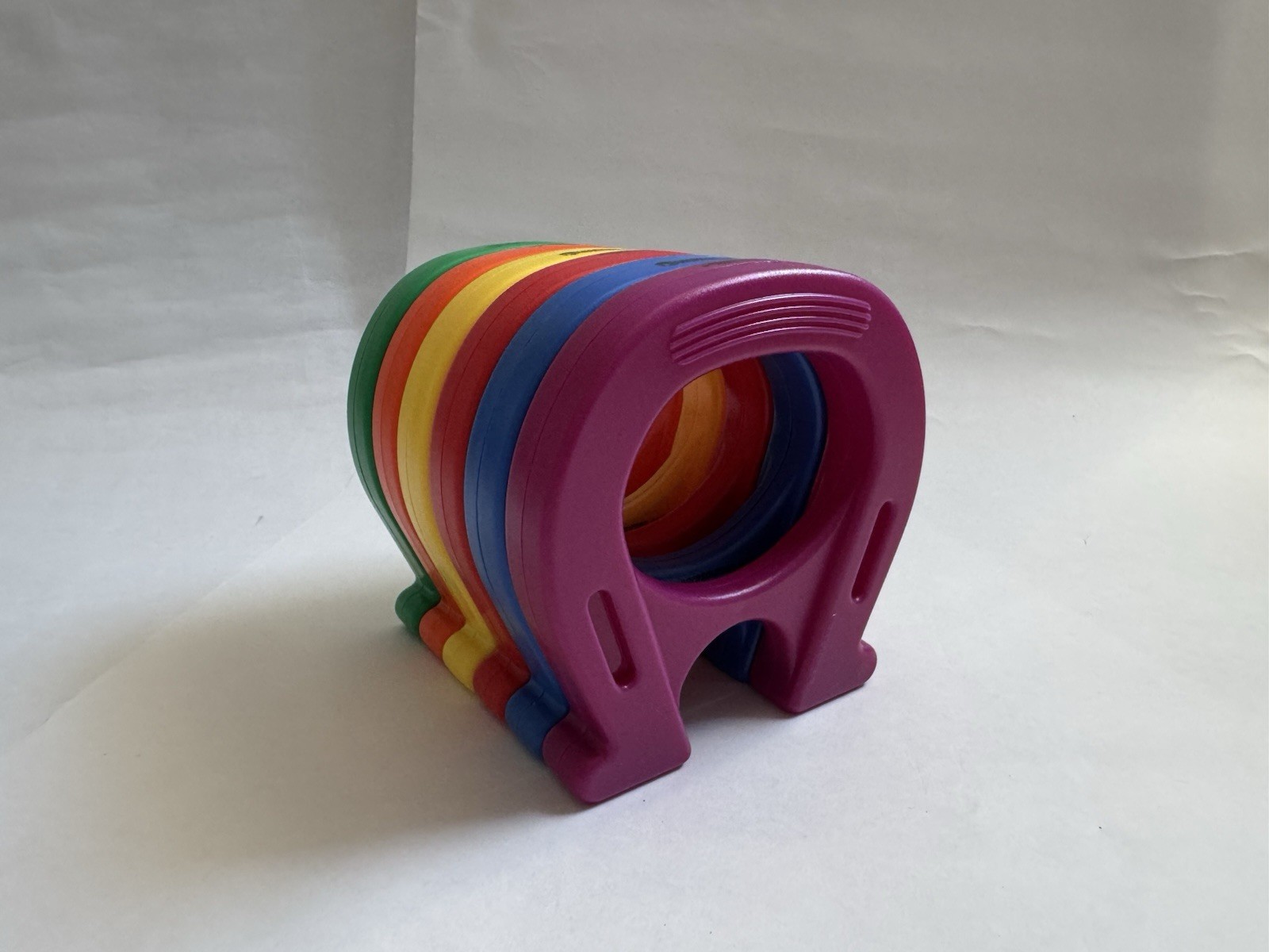 Set Of 6 Rainbow Horseshoe Magnets