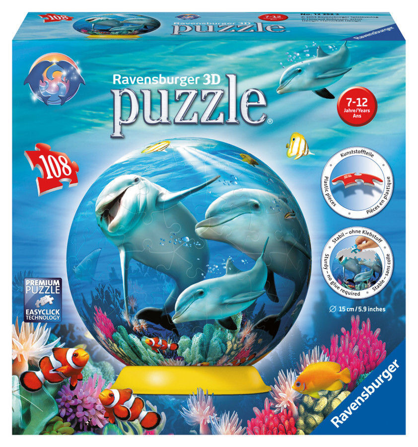 Ravensburger 3D Puzzleball – Underwater Fantasy #108pc