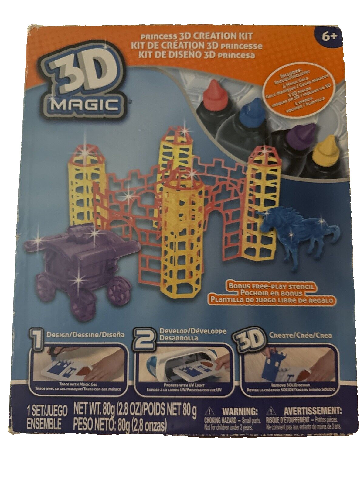 Brand New Tech 4 Kids 3D Magic Princess 3D Creation Kit