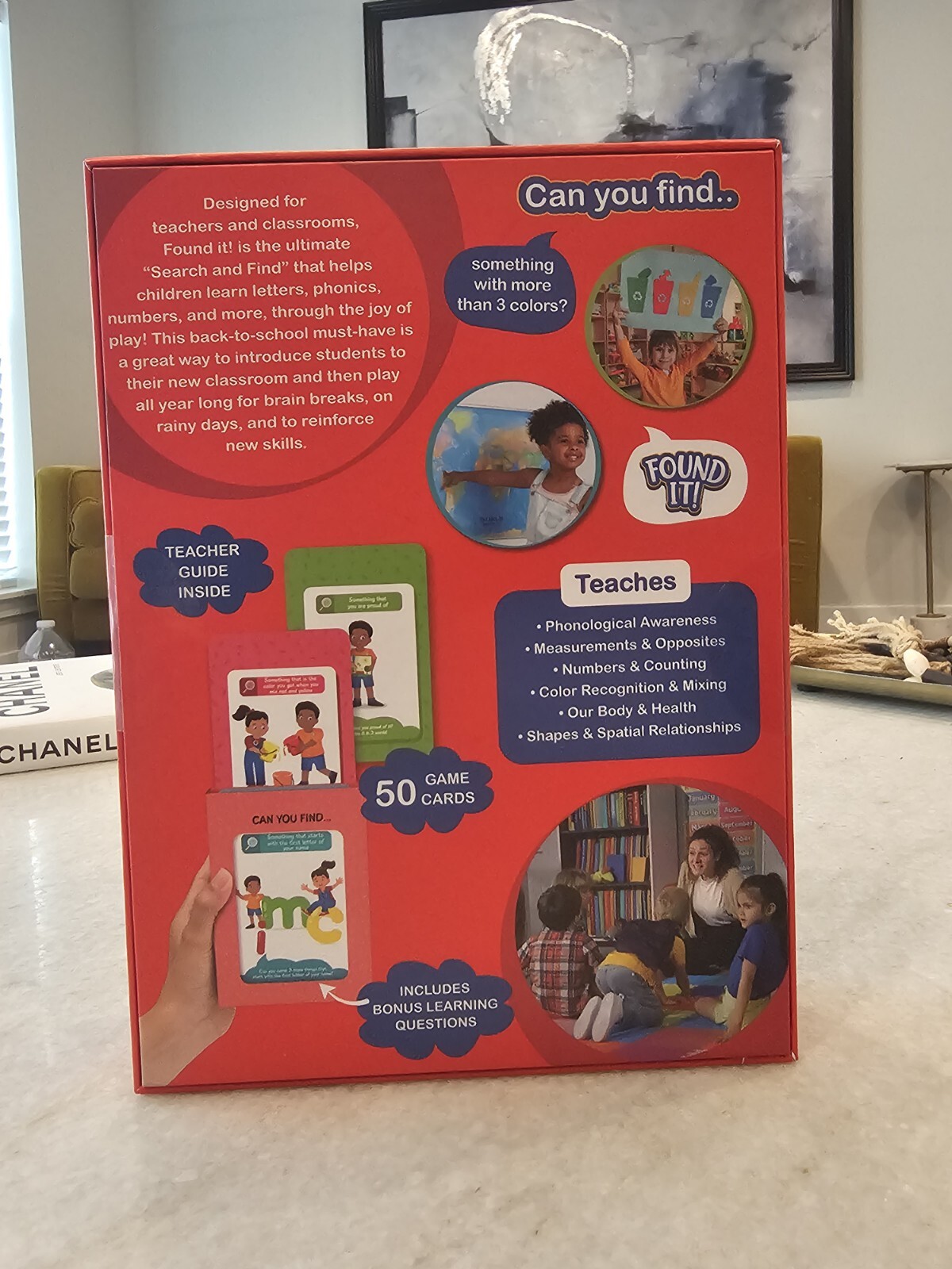 Skillmatics The Smart Scavenger Hunt Found It In The Classroom Ages 4-7 Years