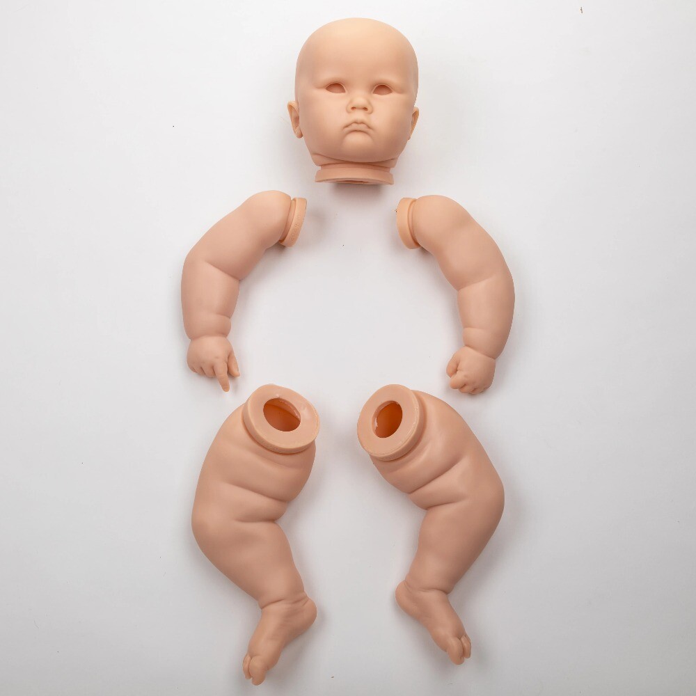 25″ Reborn Doll Kit Charlotte Fresh Color Doll Toddler Unfinished Parts with COA
