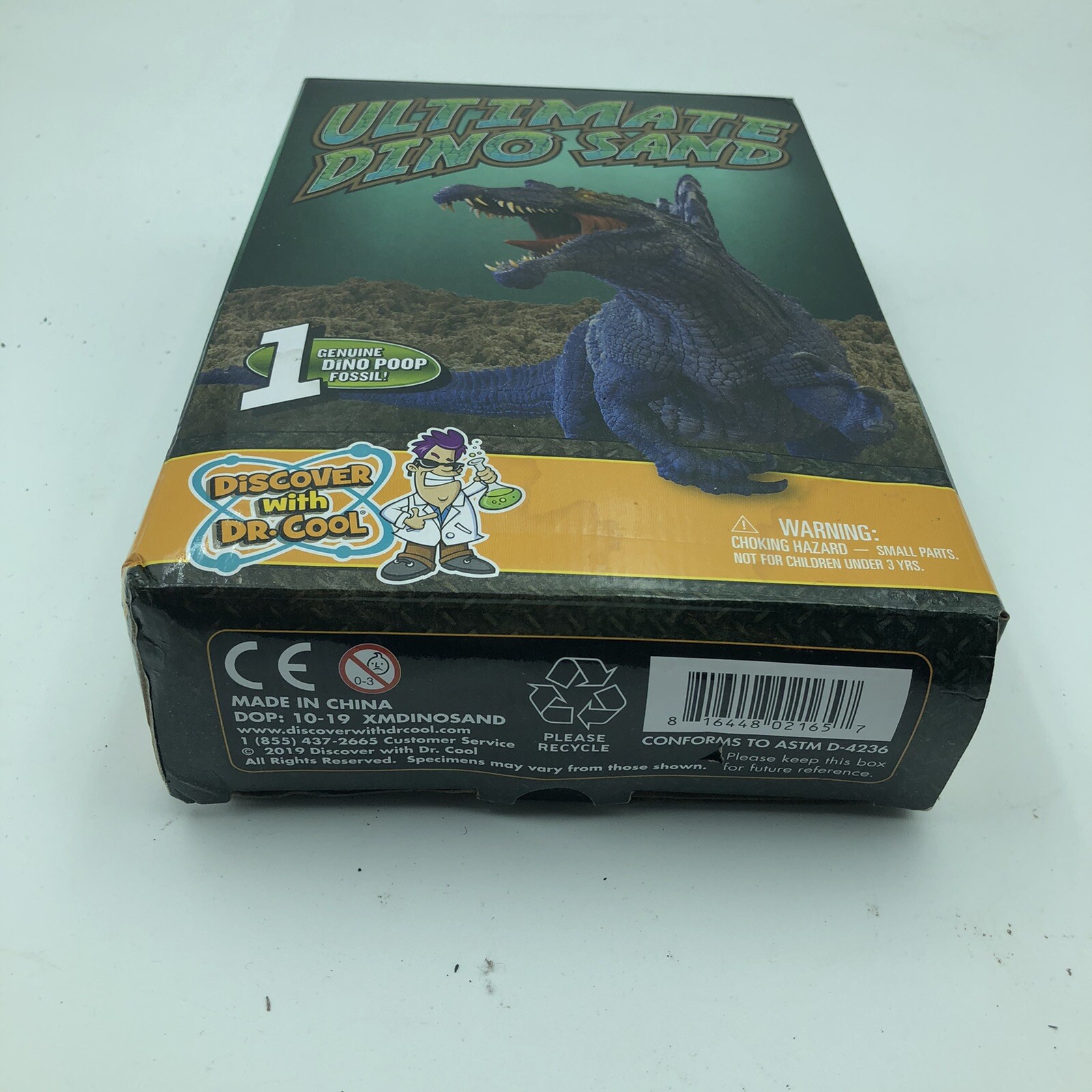 Discover with Dr Cool Ultimate Dino Sand 2 Pound Set Poop Fossil 2019 NEW