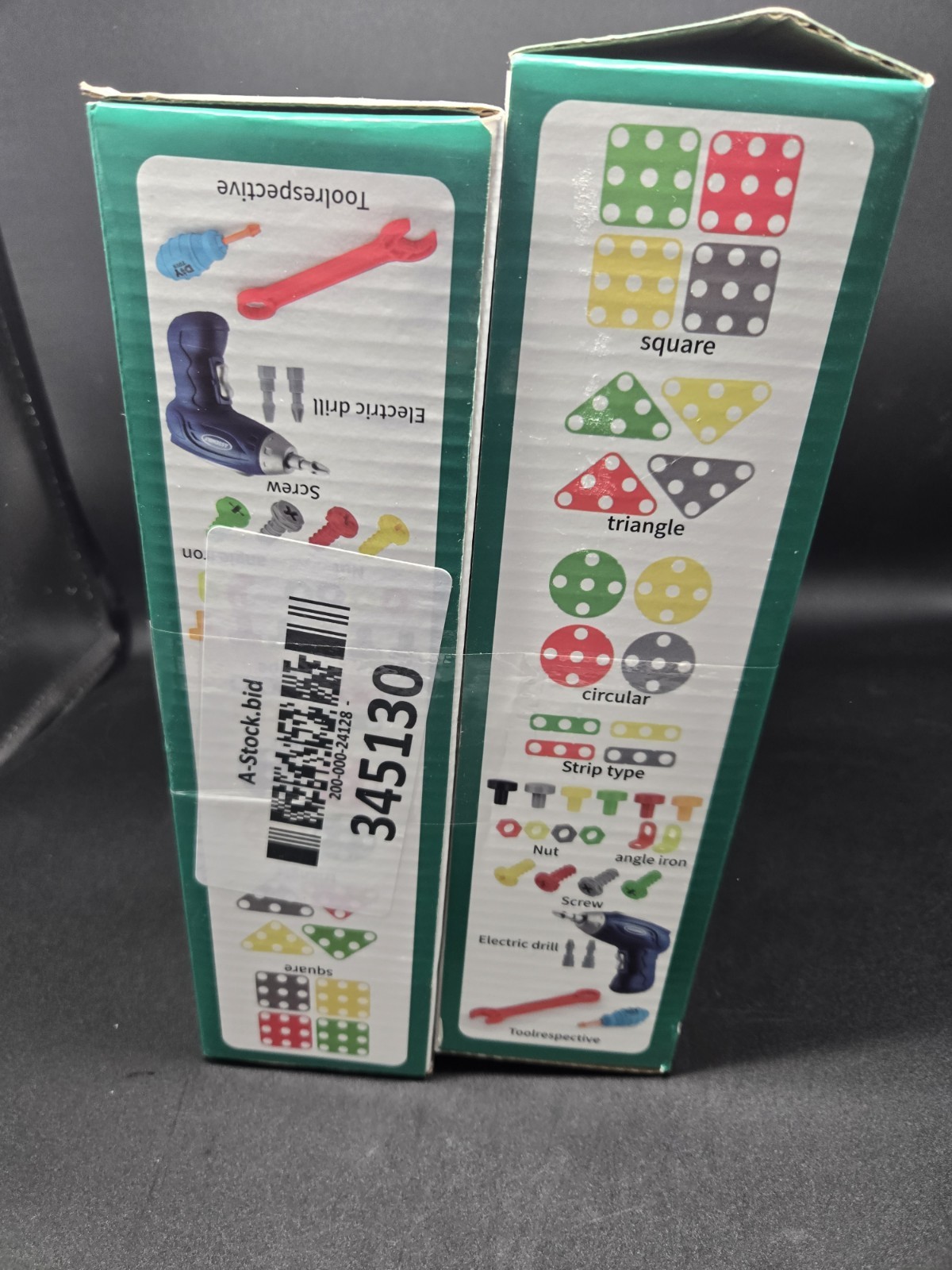 Magic Montessori Play Toolbox Bear with Drill 203Pcs for 3 – 7 Years NIB