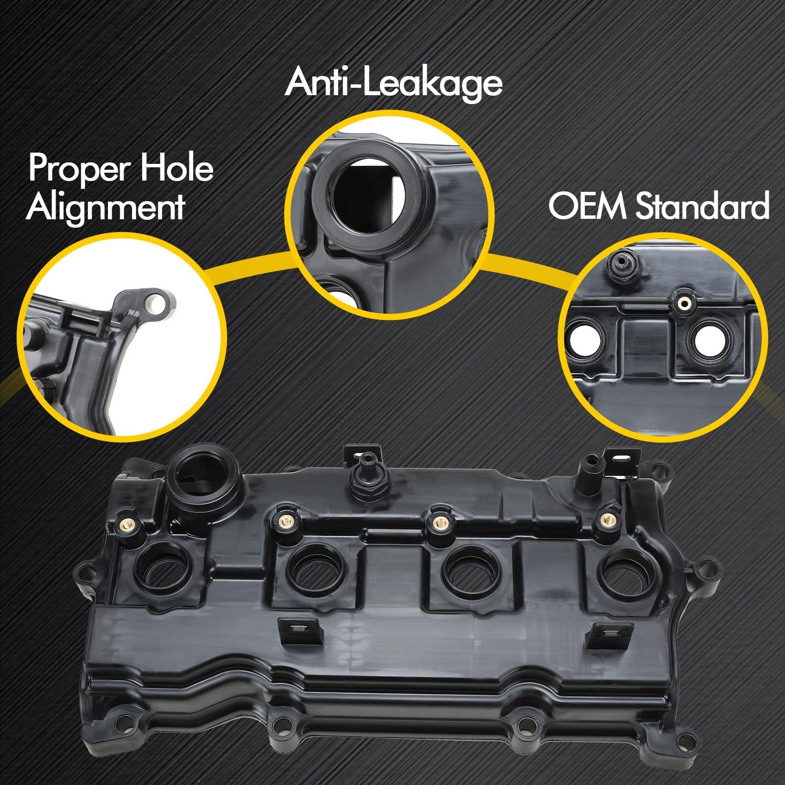 Engine Valve Cover Compatible with 2013-2018 Nissan Altima Rogue Murano 2.5L …