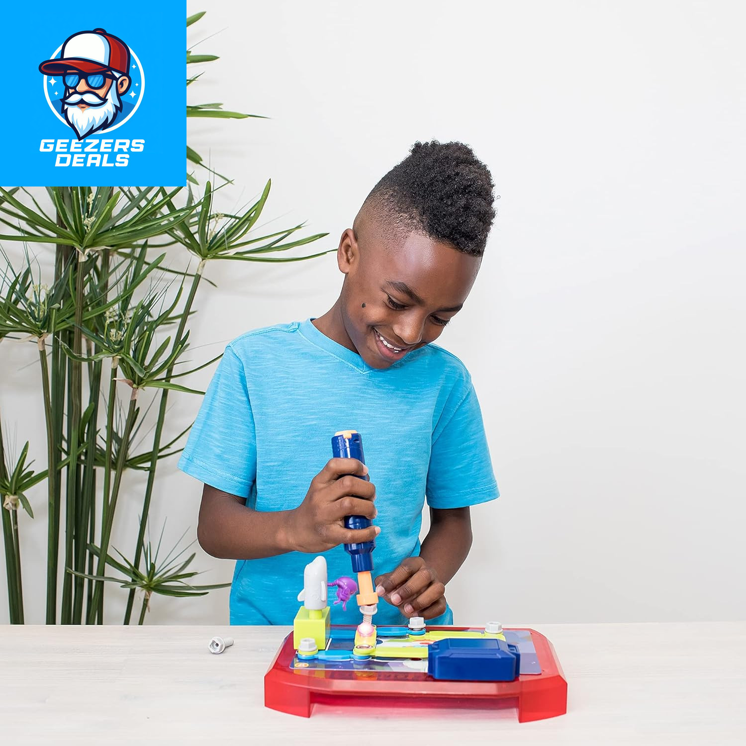 Design & Drill Space Circuits, Beginning Circuit Building Science Kit, STEM Toy,