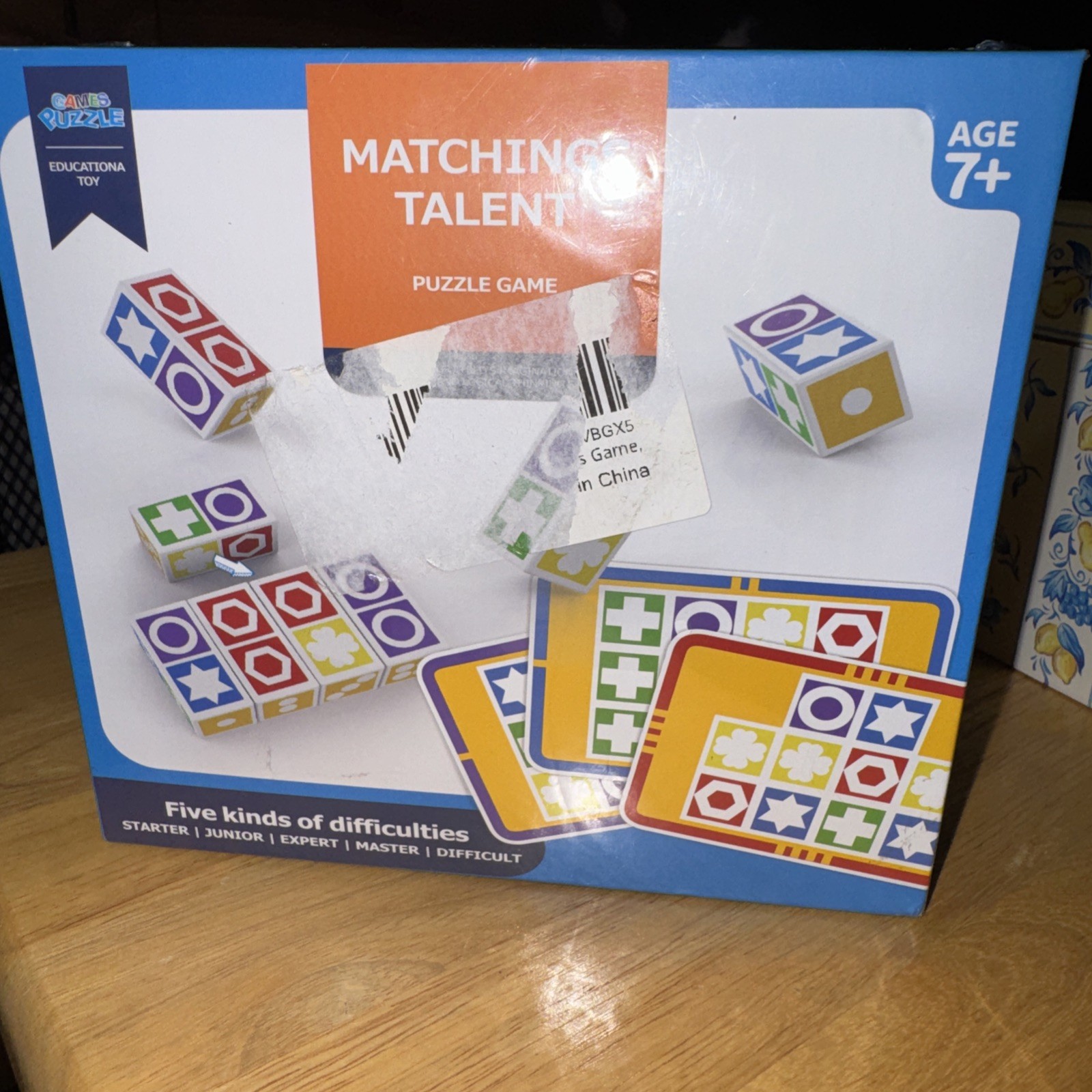 Matching Talent Puzzle Game Educational Toy 7+ With 5 Kinds of Difficulties