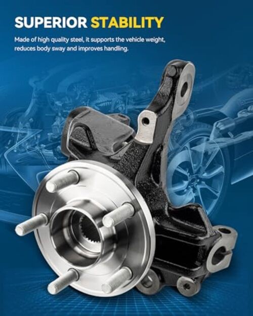 Front Right Steering Knuckle & Wheel Bearing Hub Toyota Corolla 2014-2018