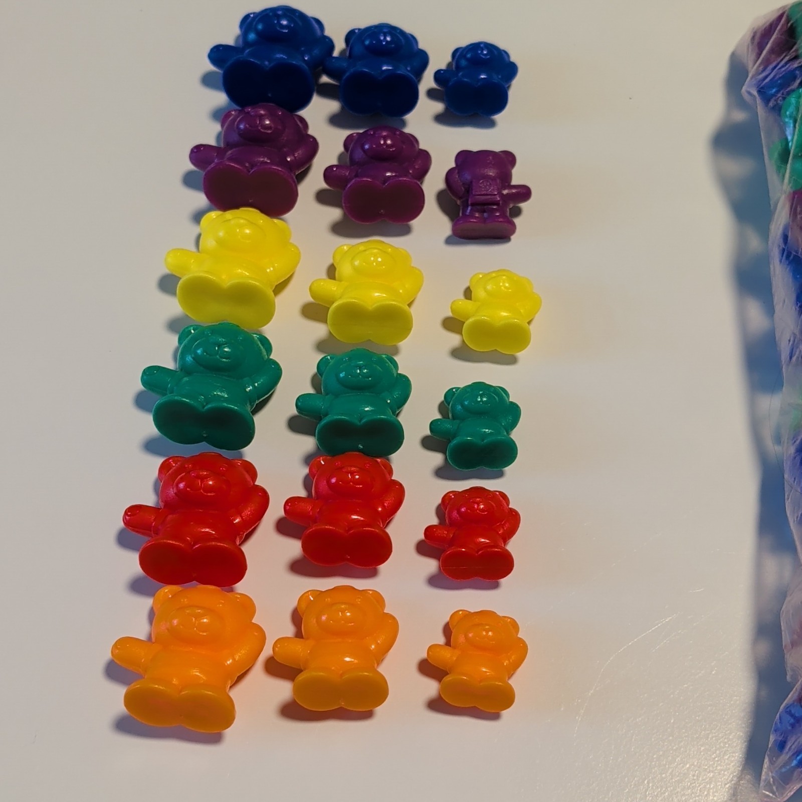 Bear Math Counters Color Sorting and Counting Activity Set – Size Sorting also!