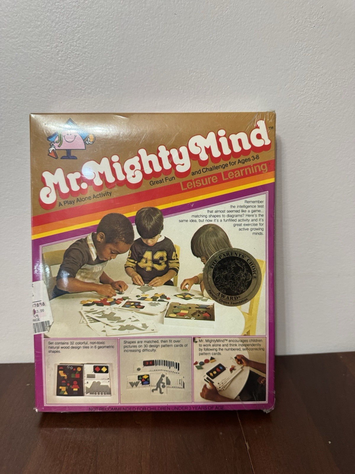 Vintage 1981 Mr Mighty Mind NOS Leisure Learning Activity Game Parents Choice