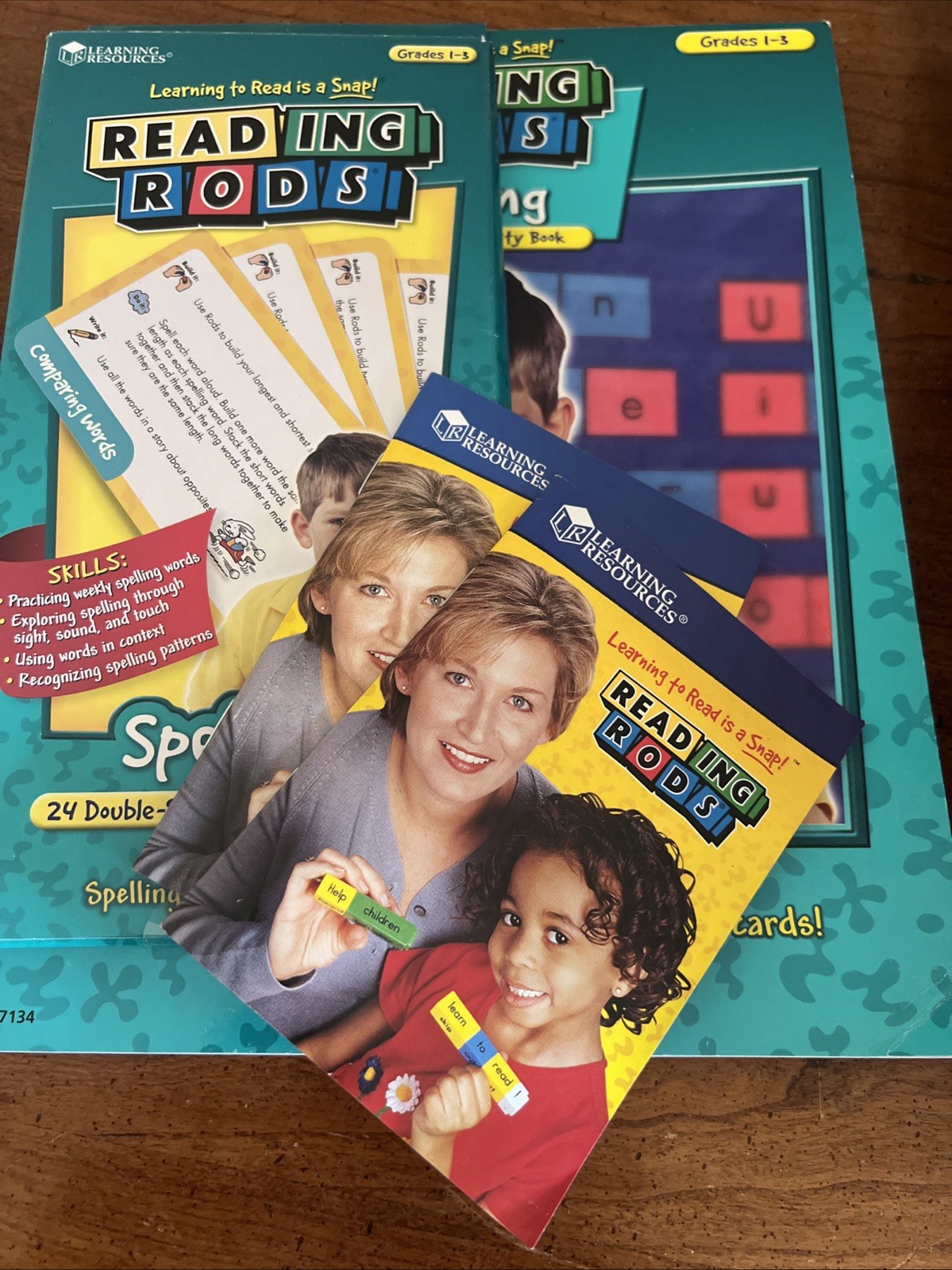 Learning Resources Reading Rods Spelling Set HUGE LOT of 196 Pieces LER 7131