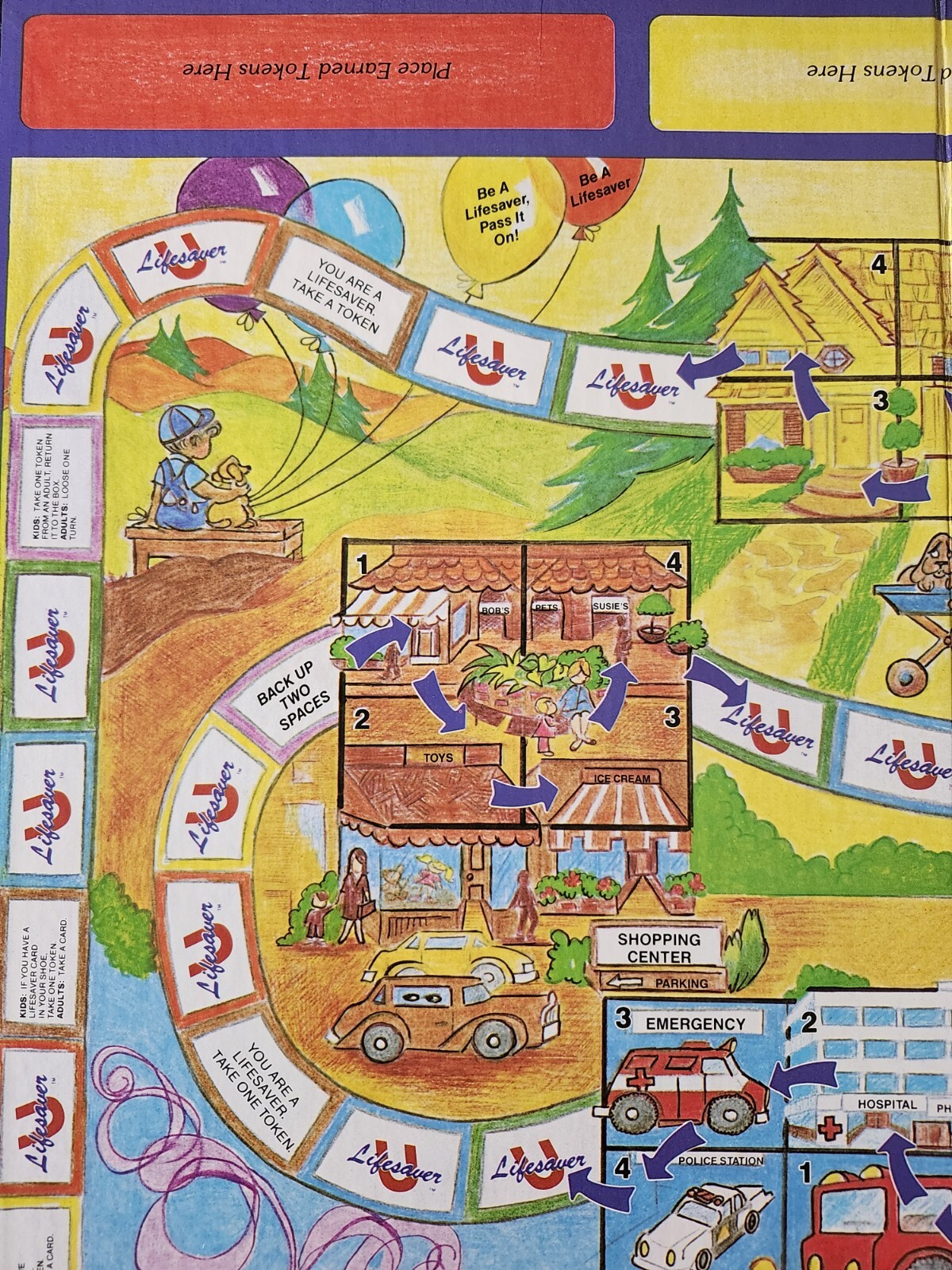 1985 Ungame Lifesaver Game. Parents teach your child safety.