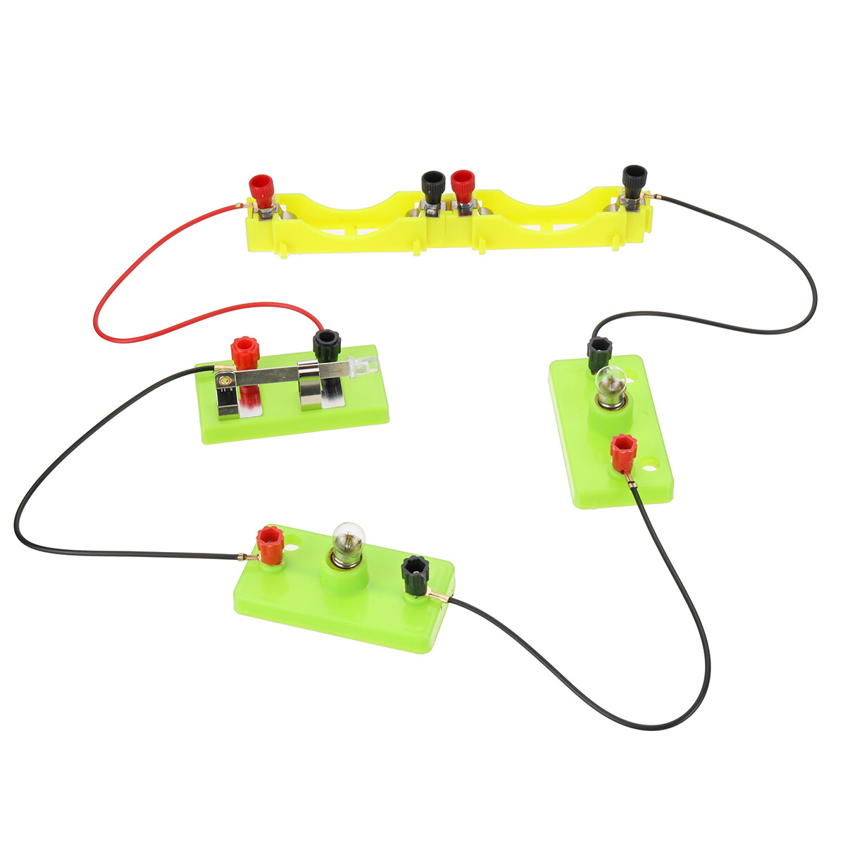 Kids School DIY Electric Circuit Kit Science Teaching Learning Experiment Toys