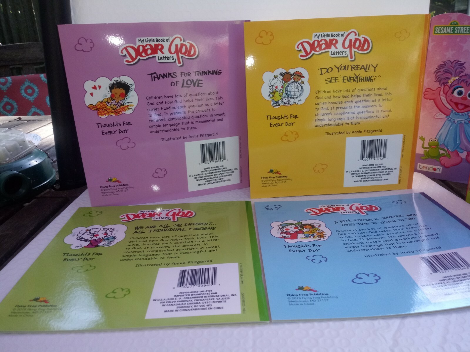 Dear GOD Children’s Hard Cover Book Set . 4 Books Christian Religion Gift