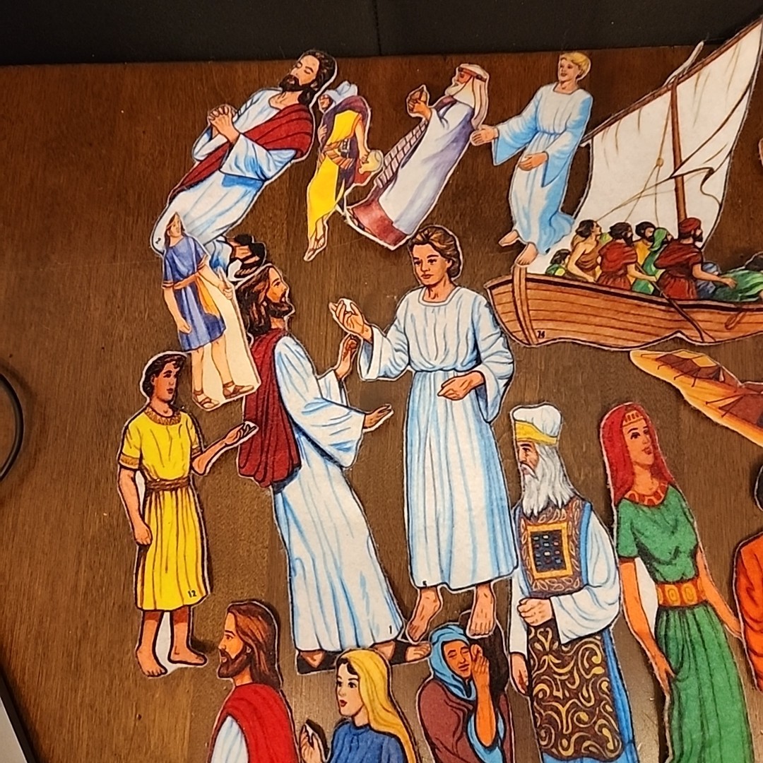 Book Of Mormon Bible Felt Flannel Board Book Stories Pieces Lot Lds Fhe Primary