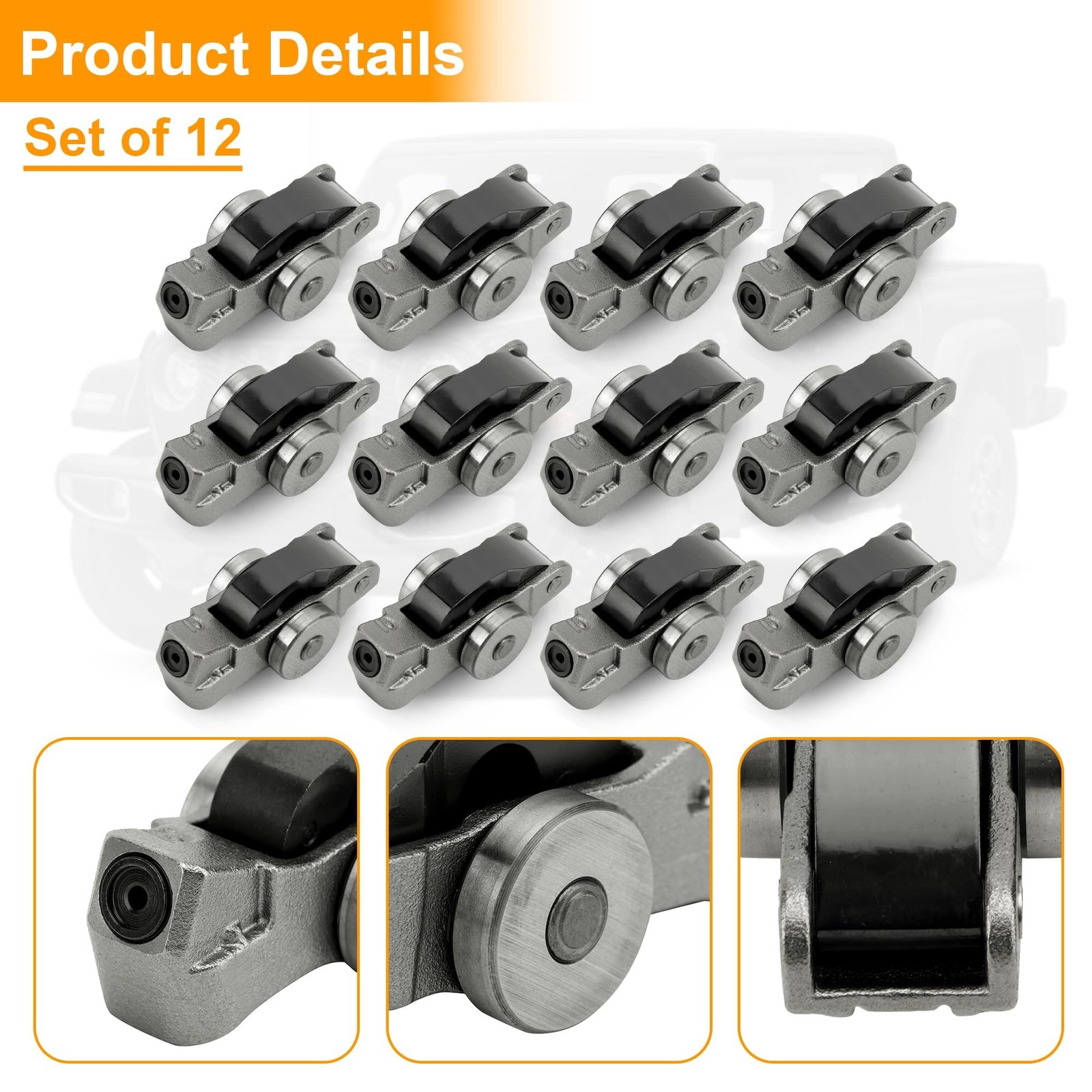 Set of 12 Valve Rocker Arm Left Or Right 5047896AD for Chrysler Pacifica, Dod…