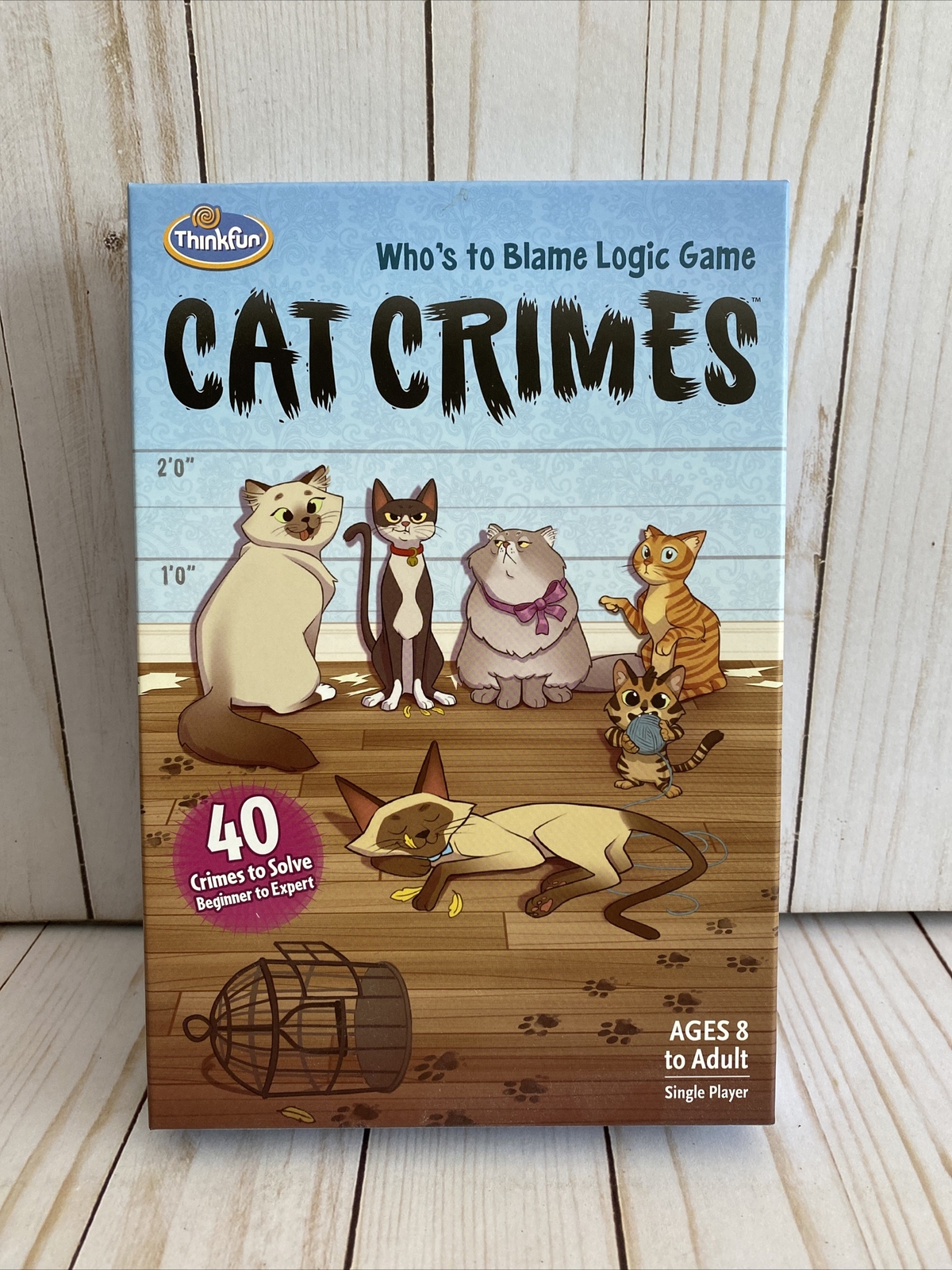 Thinkfun Cat Crimes Logic Game Problem Solving Learning Educational Skill Build