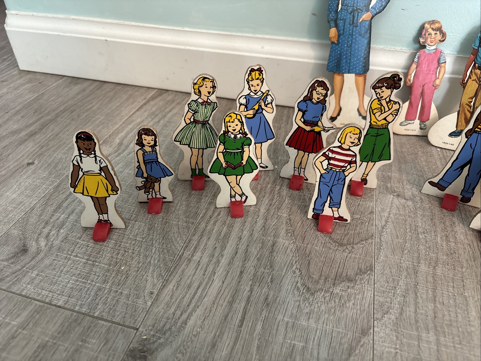 Vintage Judy Story Set Lot of 21+ Stands Friends Educational (0011)