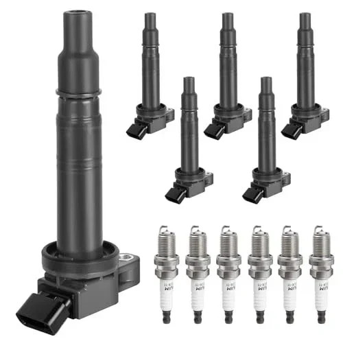 Ignition Coil Packs and Spark Plugs fit for V6 4.0 4.0L 05-15 Toyota Tacoma,