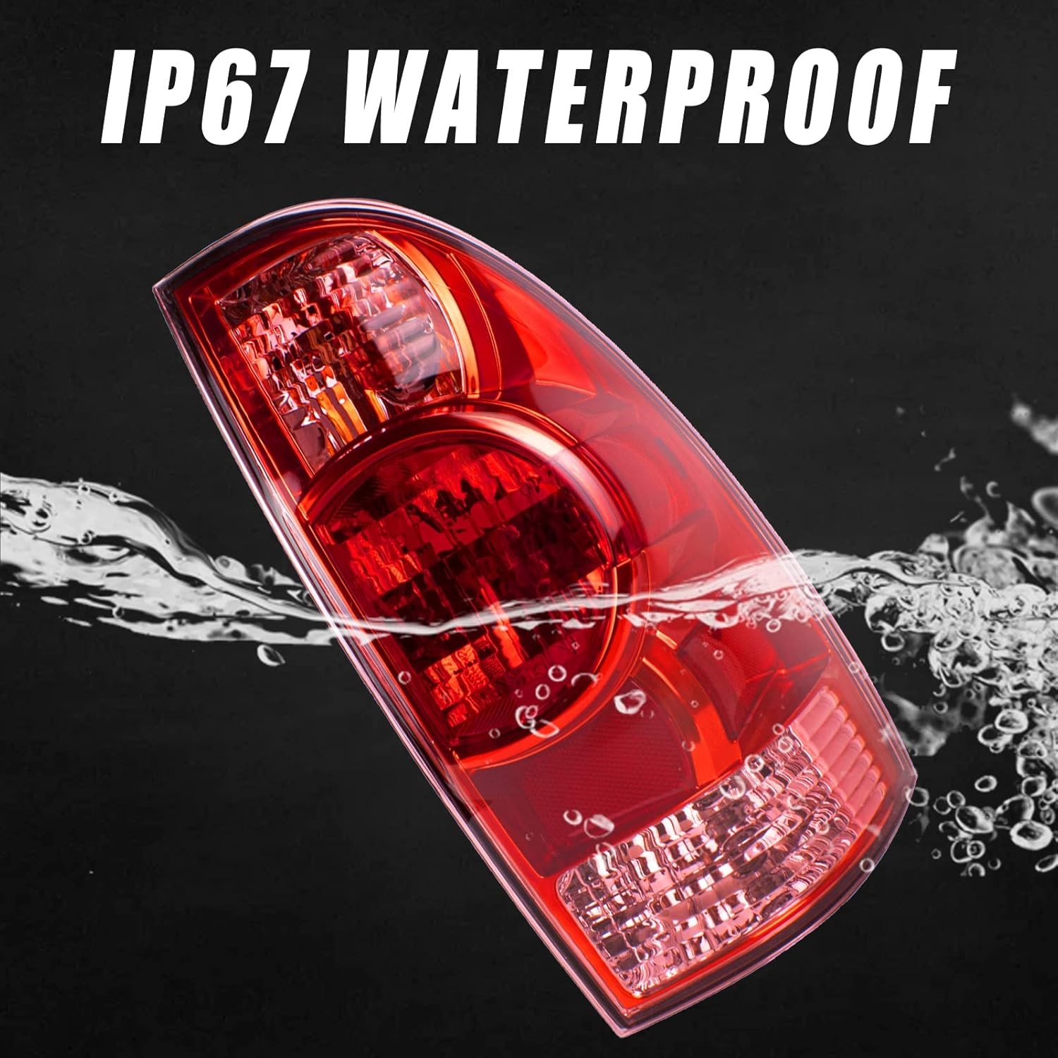 Tail Light Compatible With 2005-2015 Toyota Tacoma Pickup Right Passenger