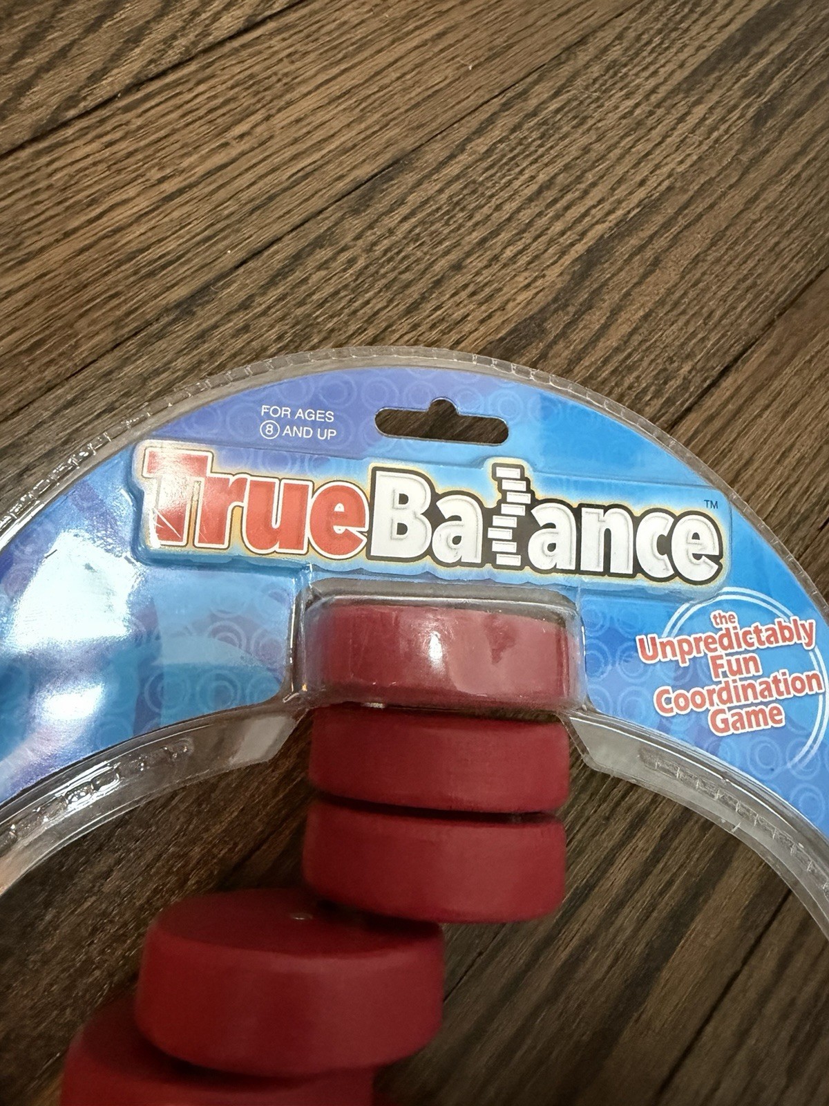 True Balance Handheld Wooden Toy by Excite “STEM” Coordination New/Sealed – Red